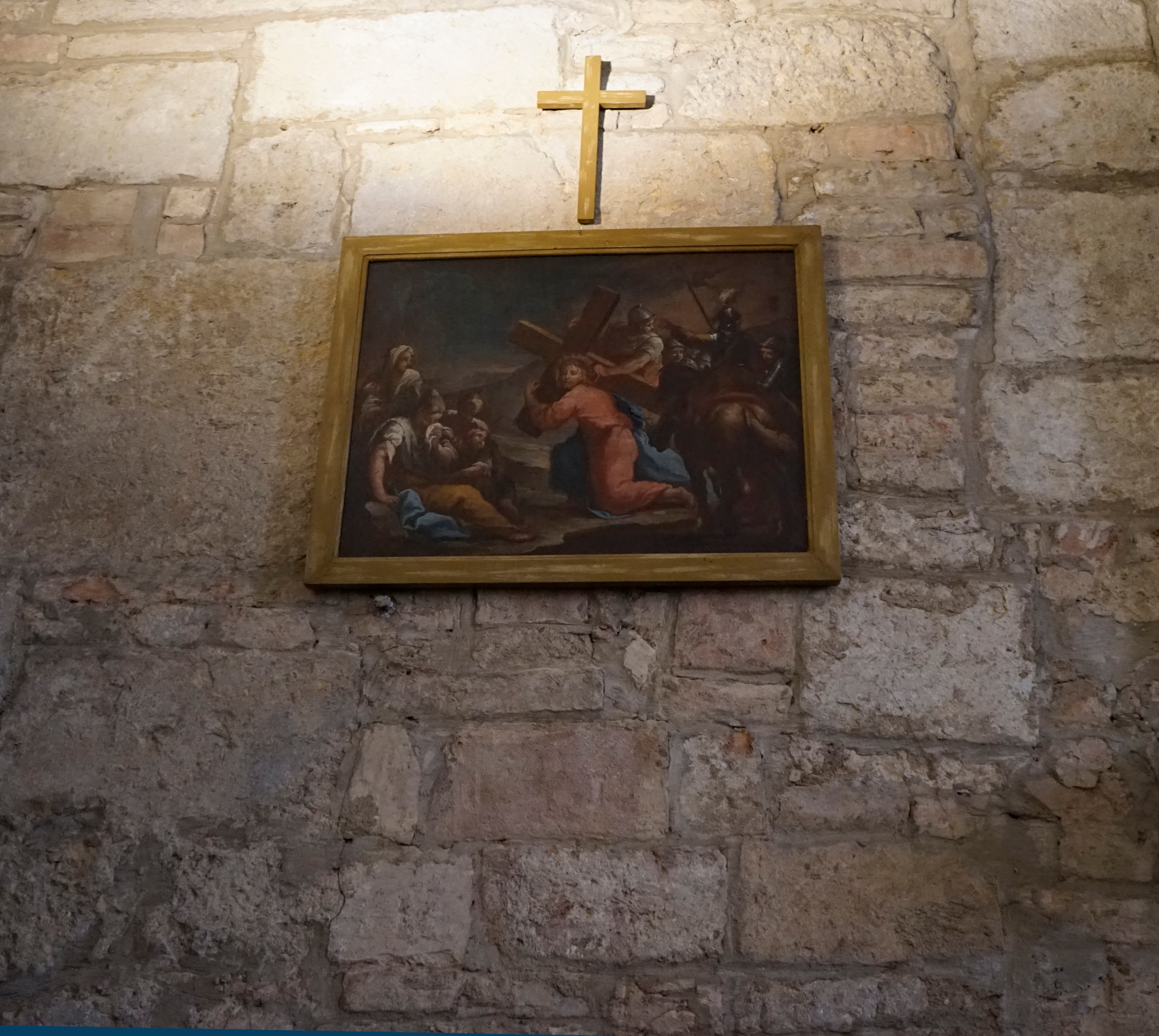 stazione VIII: Gesù consola le donne di Gerusalemme (dipinto) - ambito italiano (sec. XVIII)