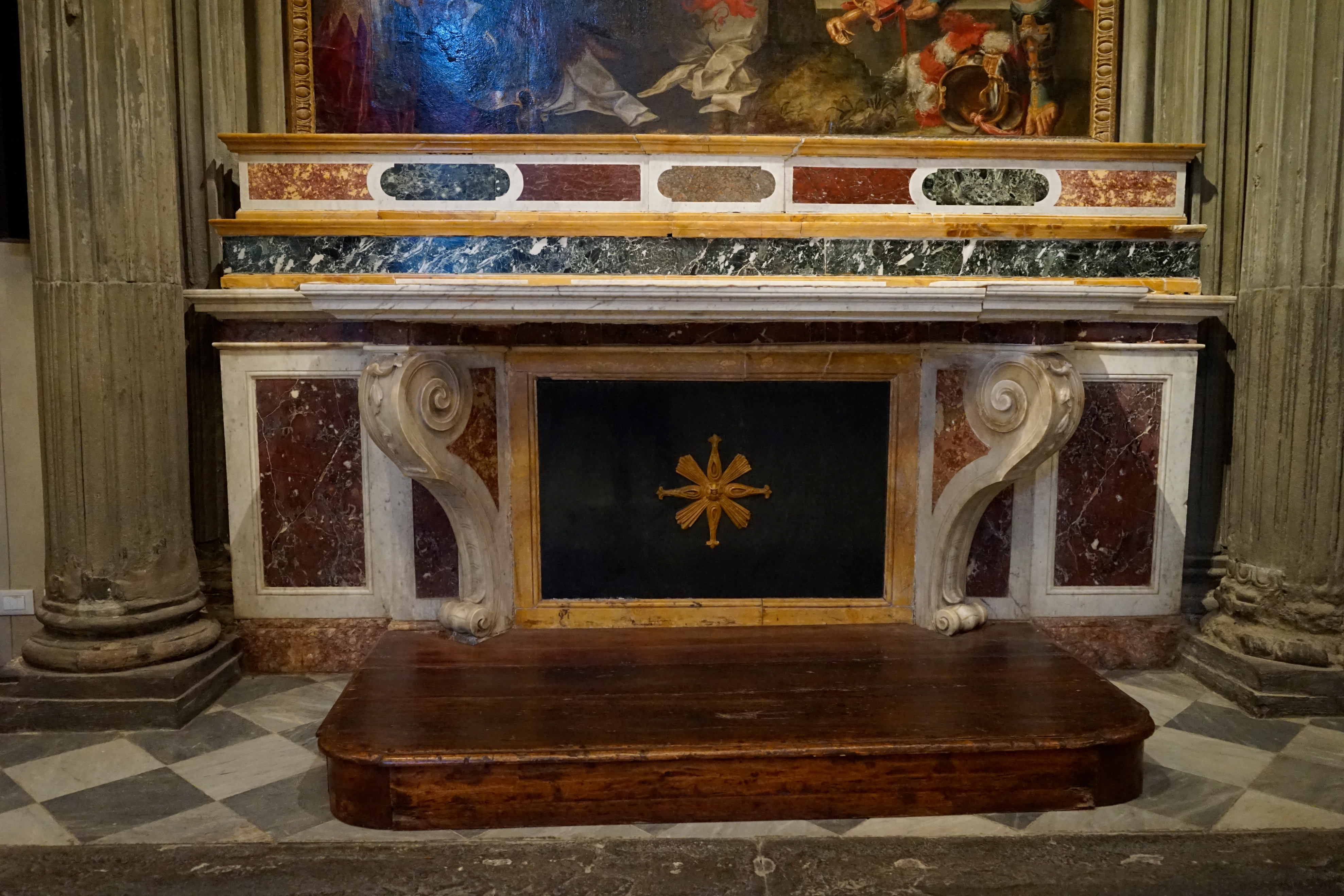 altare - bottega italiana (sec. XVIII)