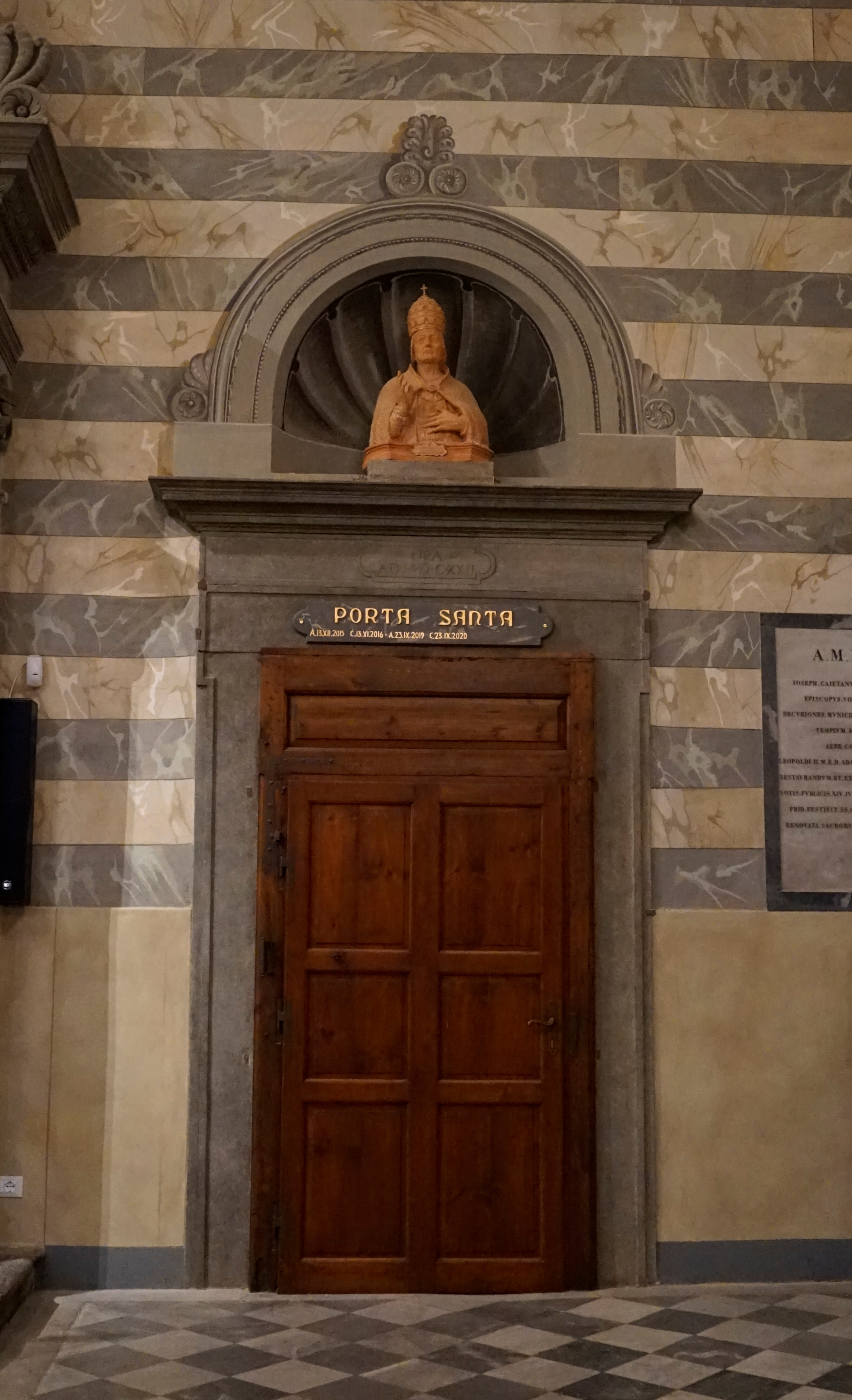 portale - bottega italiana (sec. XVII)