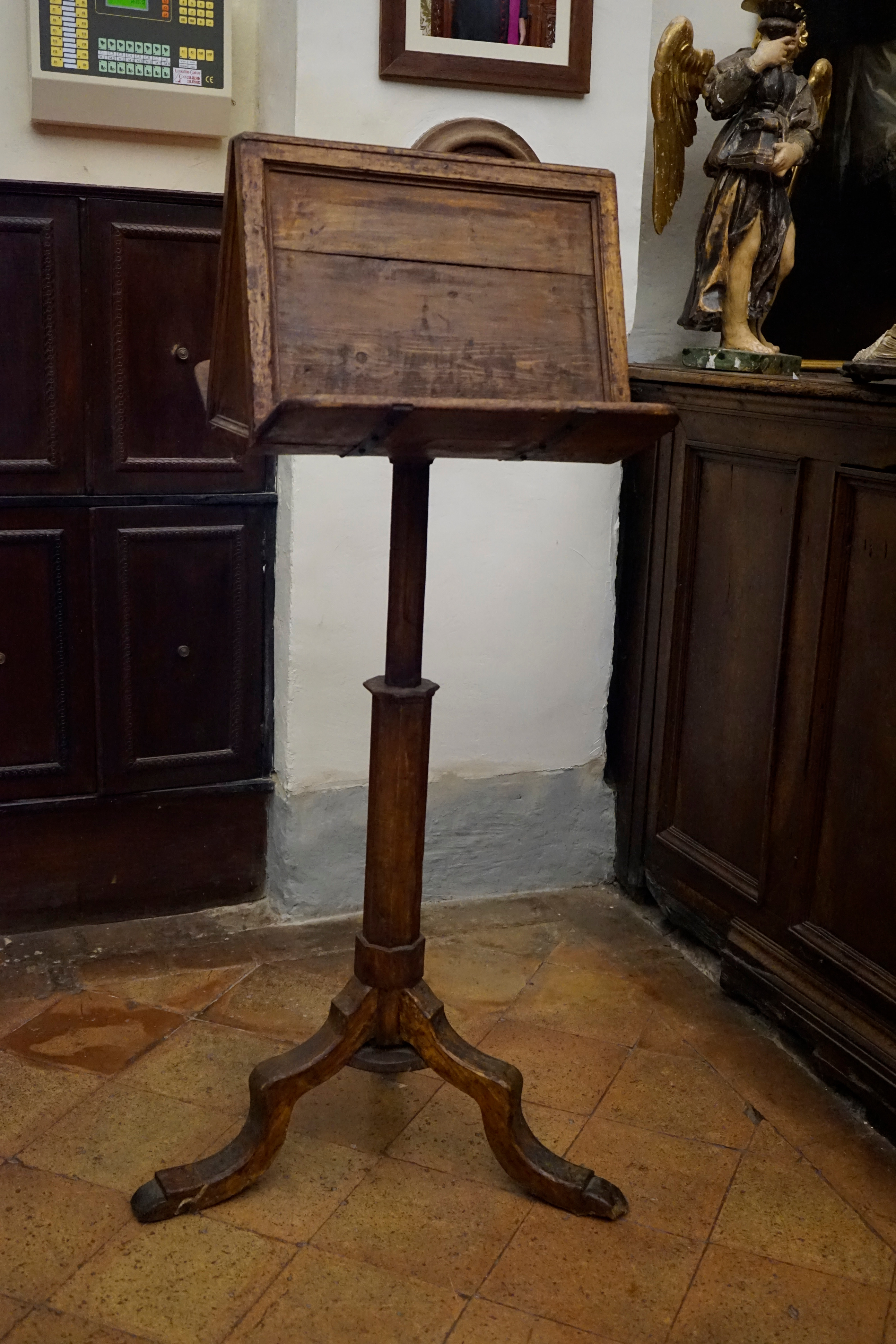 leggio - bottega volterrana (sec. XIX)