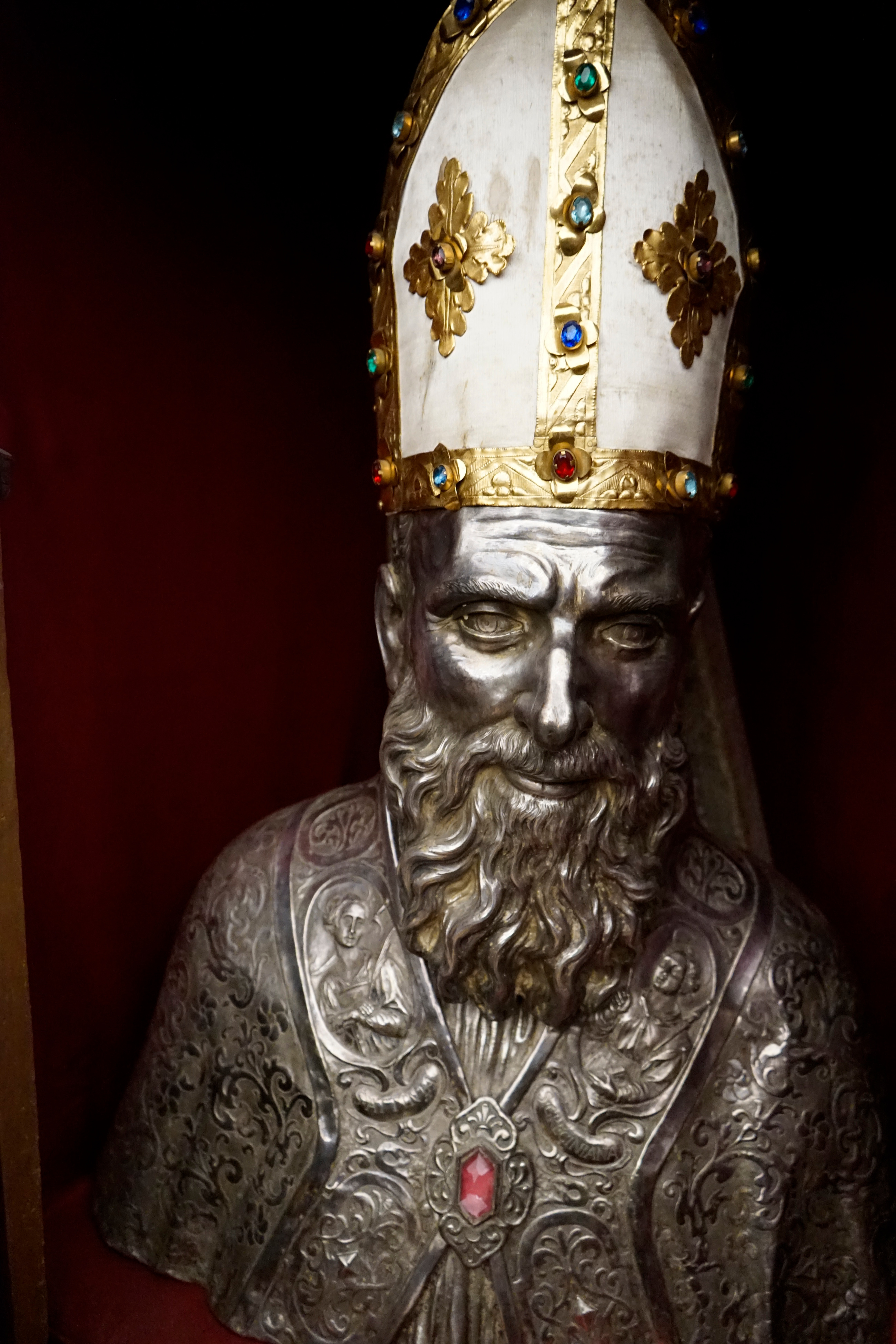 San Giusto, San Giusto (reliquiario - a busto) di Galluzzi Lorenzo (sec. XVII)