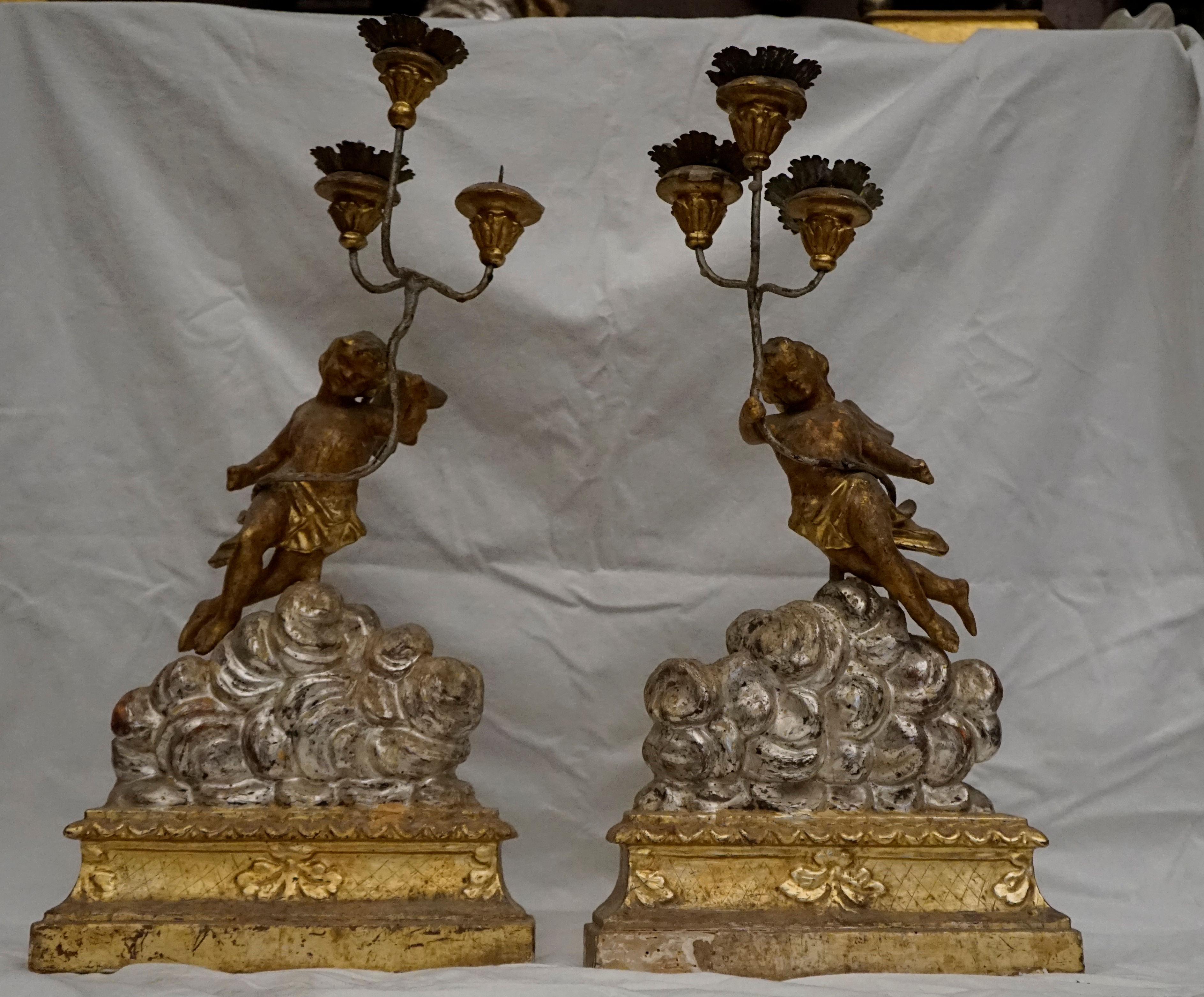 candelabro - bottega volterrana (sec. XIX)