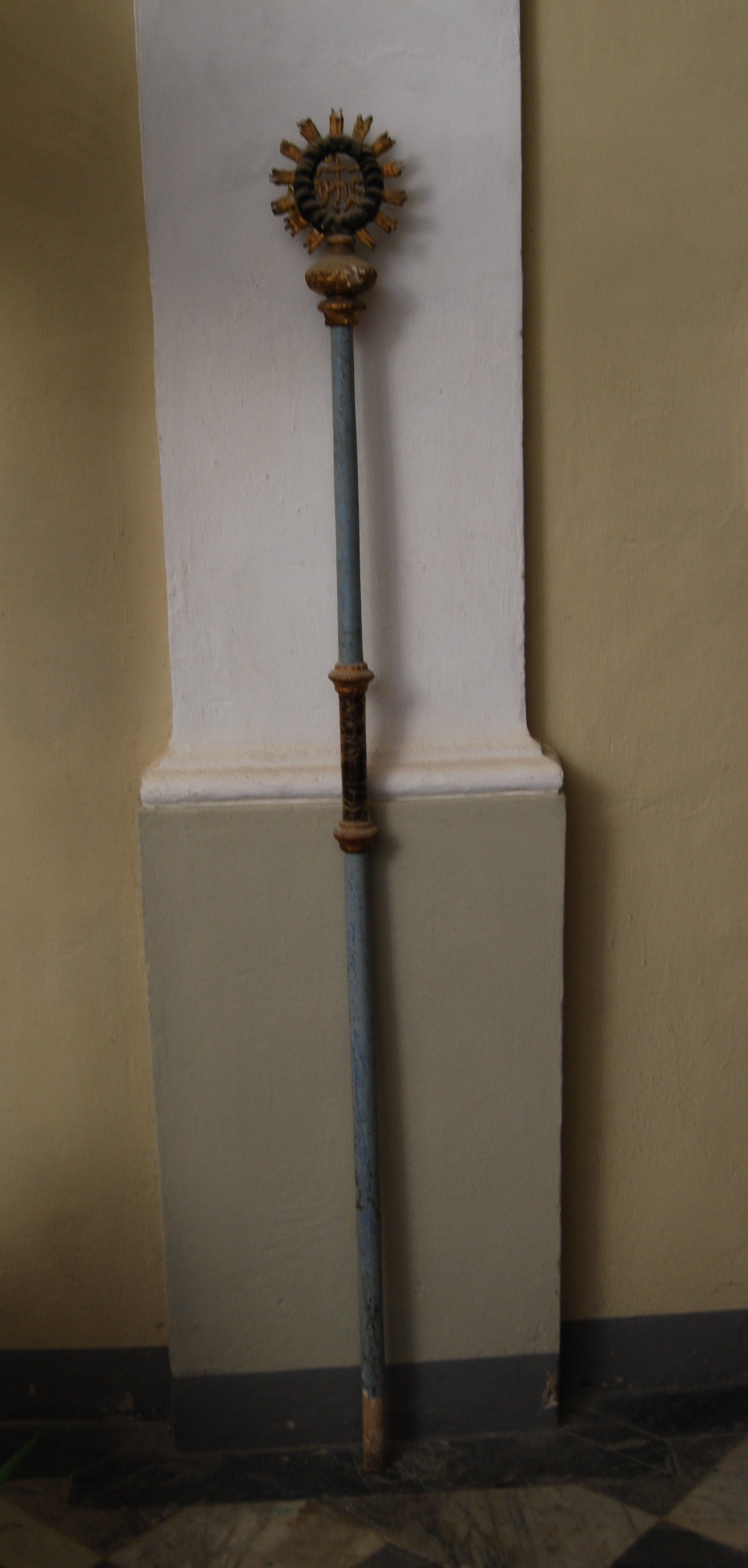 mazza processionale - bottega toscana (fine sec. XVII)