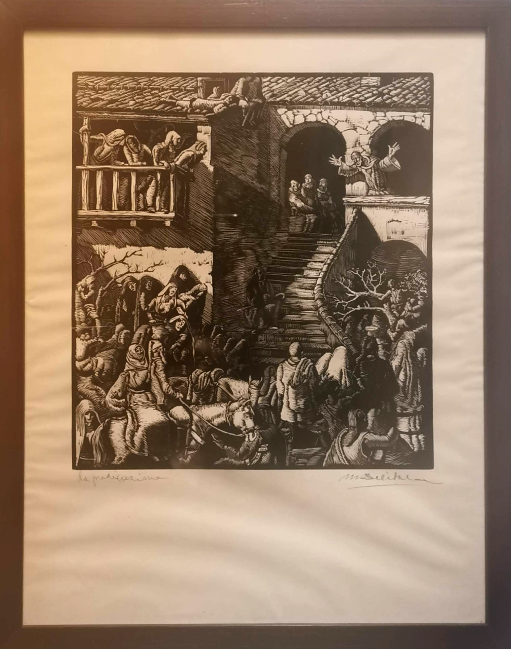 scena sacra (stampa) di Delitala Mario, Delitala Mario, Delitala Mario (secondo quarto XX)