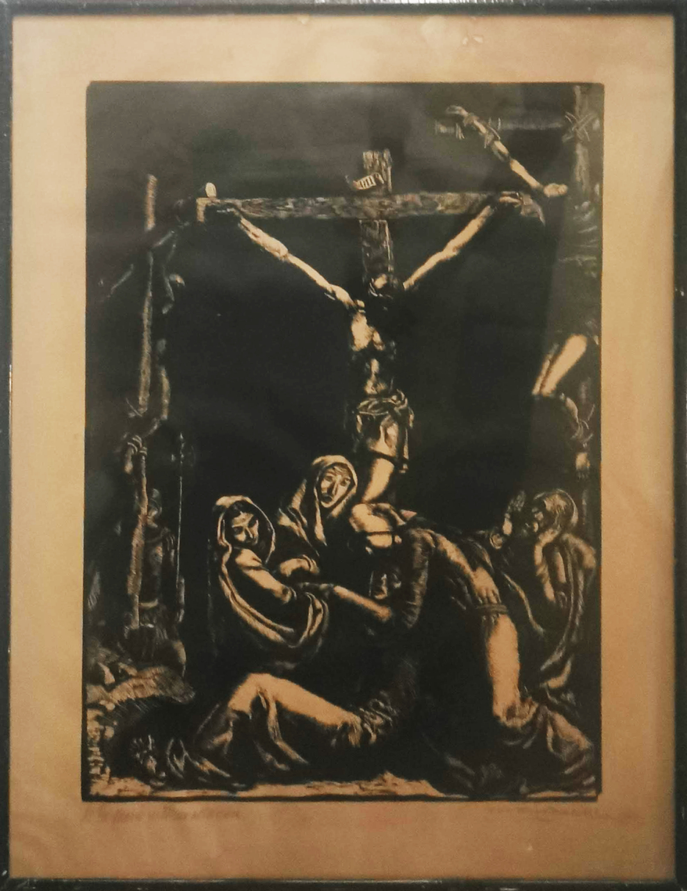 scena sacra (stampa) di Delitala Mario, Delitala Mario, Delitala Mario (secondo quarto XX)