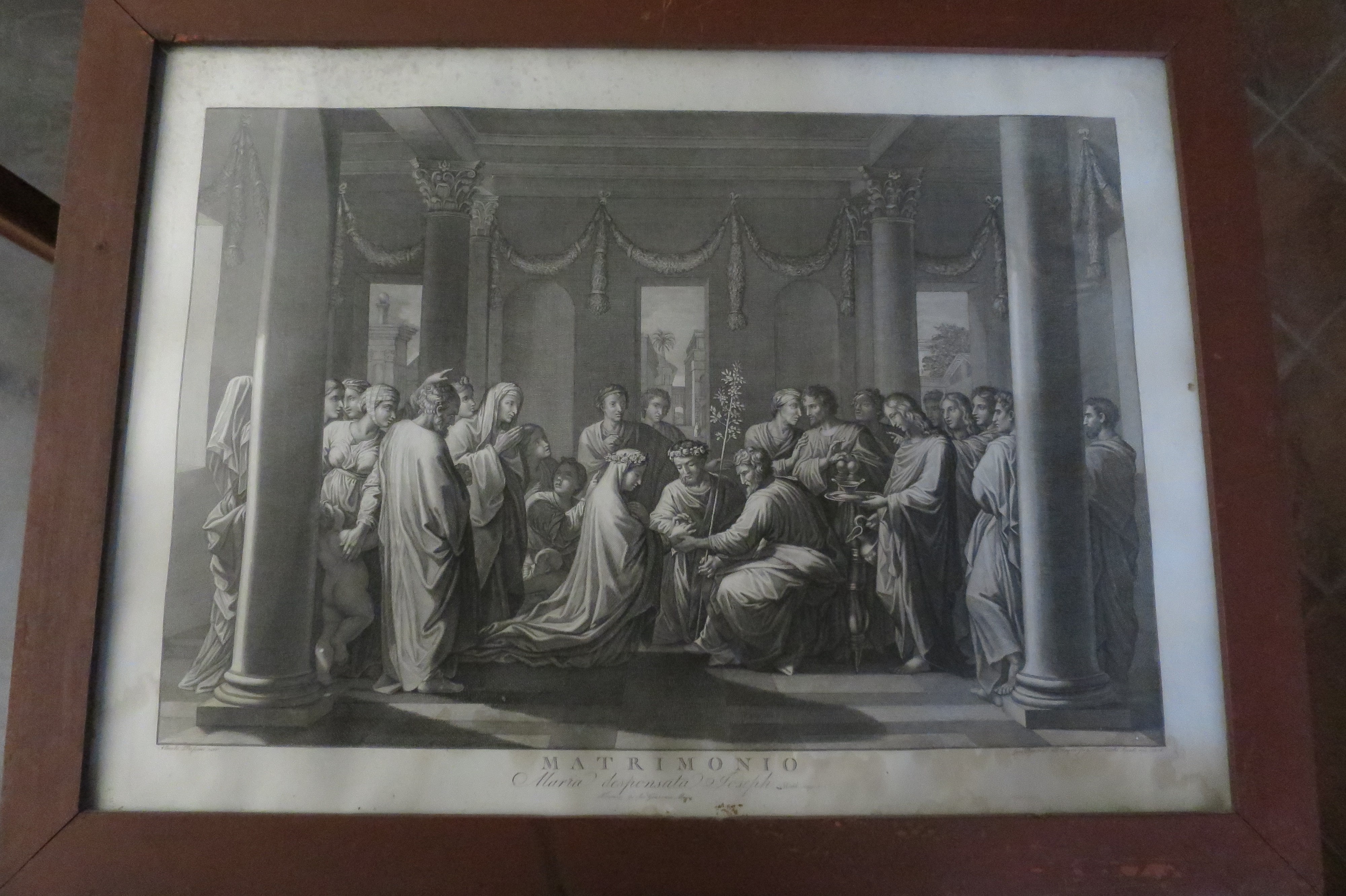Sposalizio della Vergine (stampa, serie) di Poussin Nicolas, Cecchi Giovanni Battista, Eredi Benedetto, Pera Giuseppe (XIX)