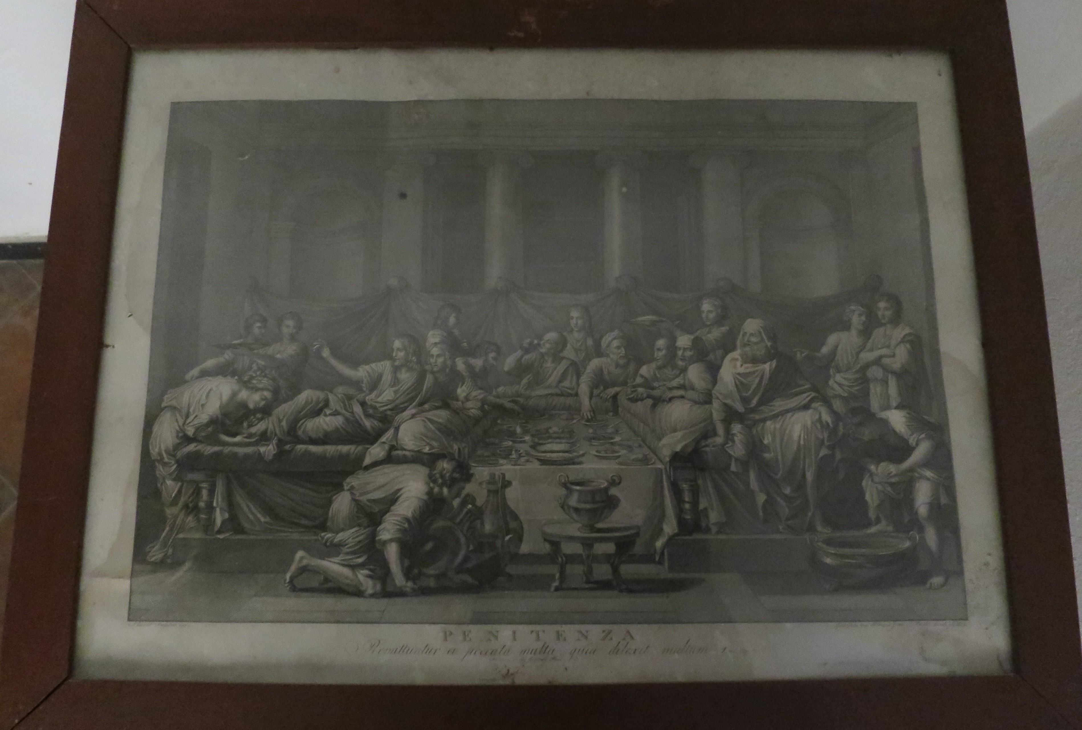 Cristo lava i piedi degli Apostoli (stampa, serie) di Poussin Nicolas, Cecchi Giovanni Battista, Eredi Benedetto, Pera Giuseppe (XIX)