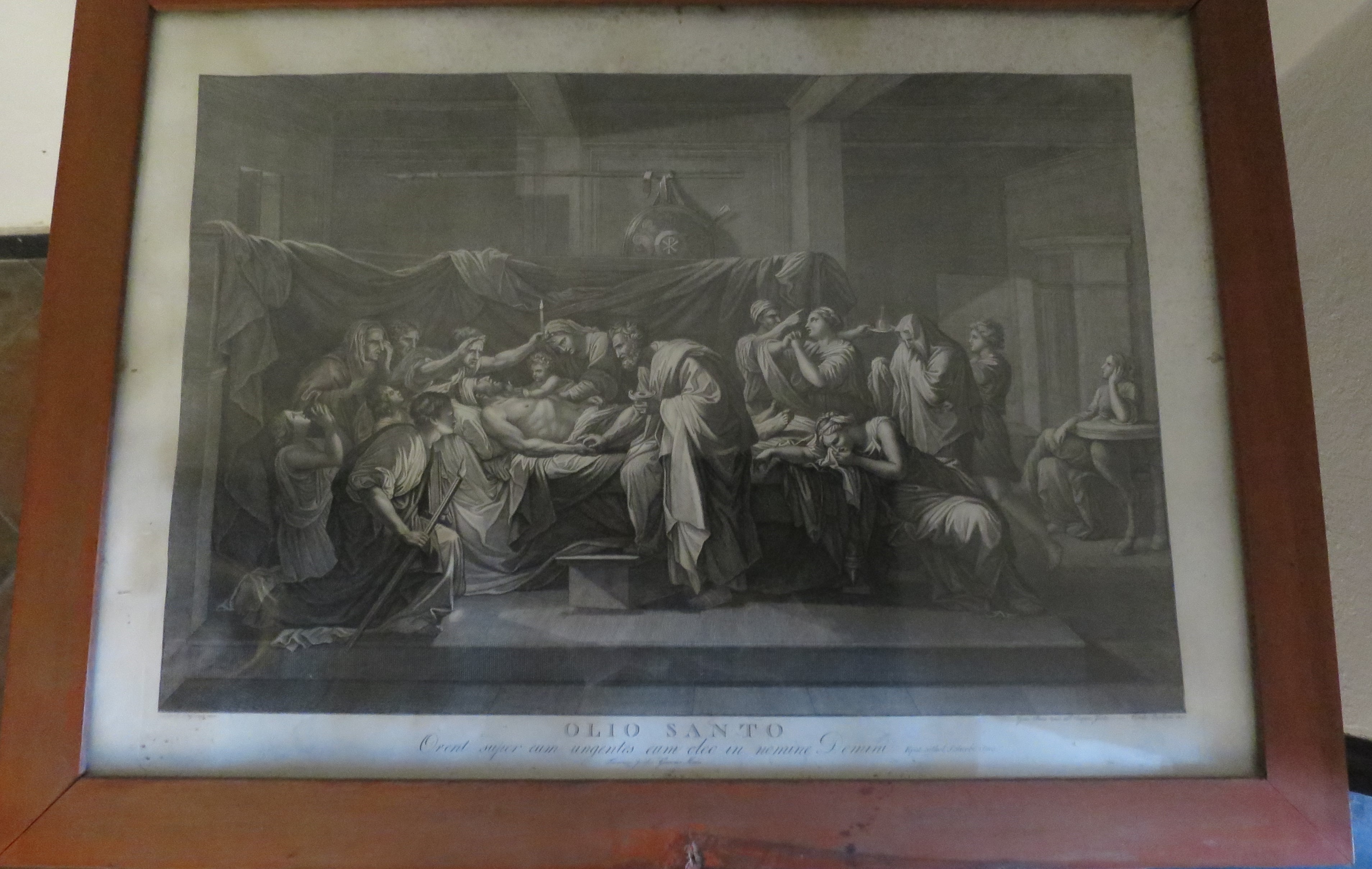 Estrema unzione (stampa, serie) di Poussin Nicolas, Cecchi Giovanni Battista, Eredi Benedetto, Pera Giuseppe (XIX)