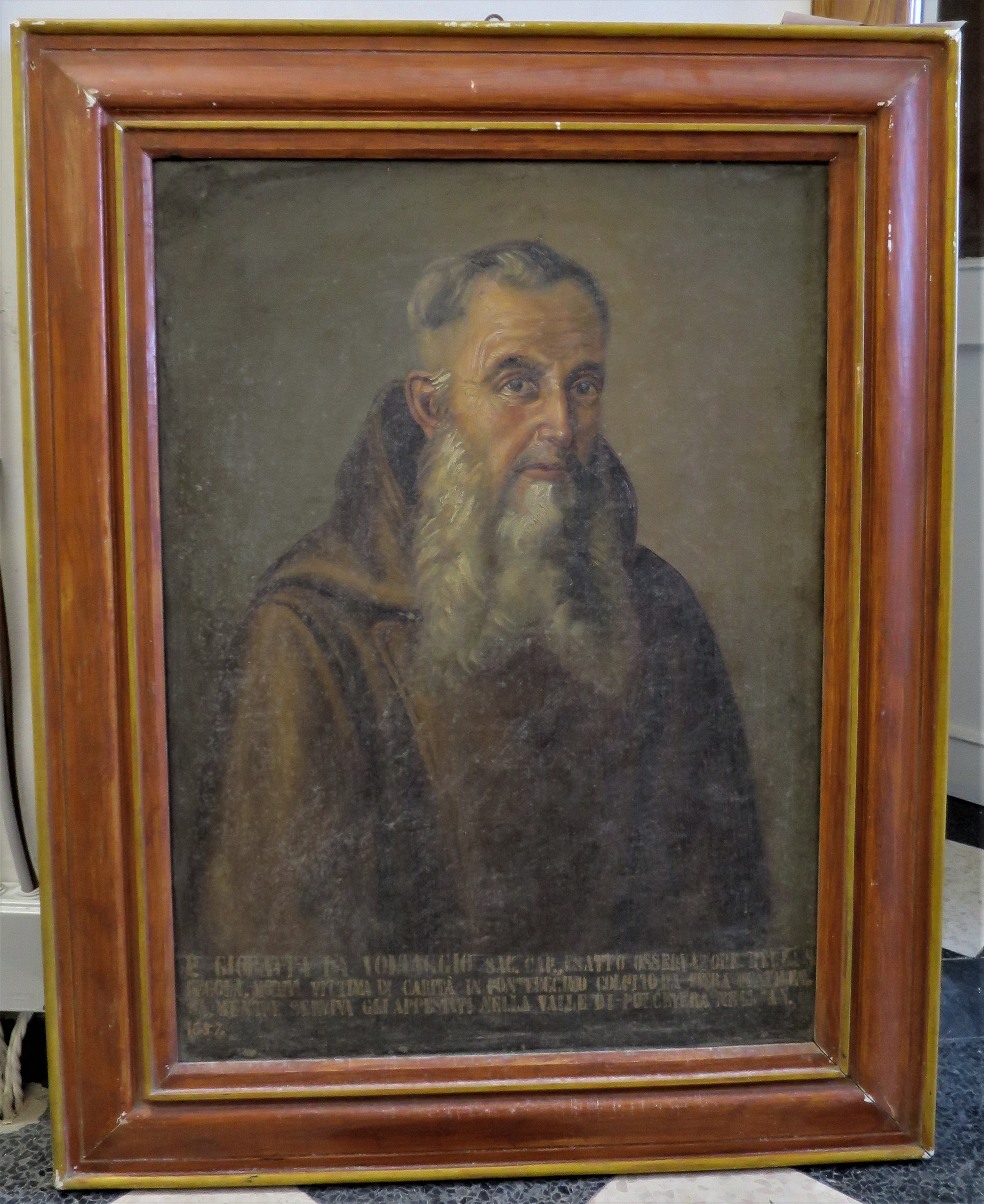 Padre Giobatta da Voltaggio (dipinto) di Multedo Oldoino (fine XIX)