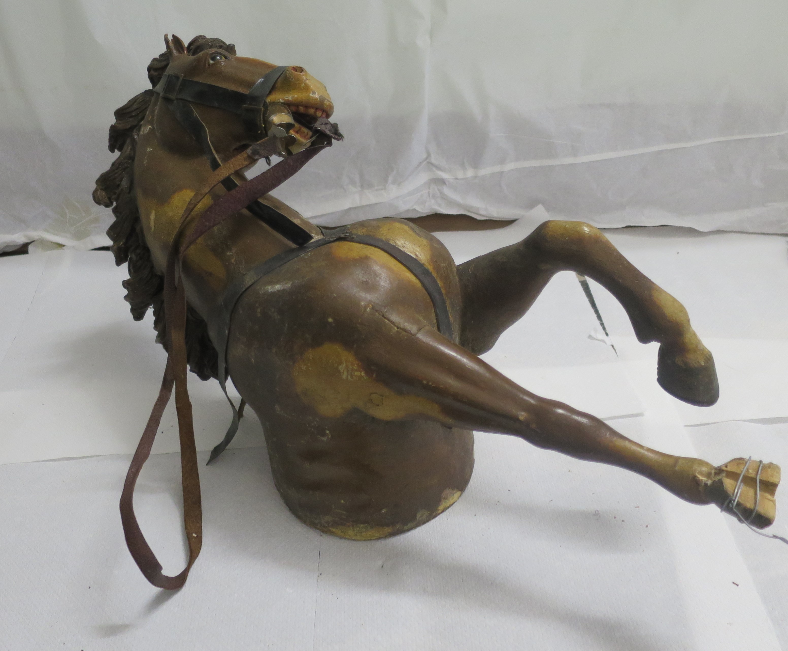 Cavallo (statuetta di presepio, elemento d'insieme) - manifattura genovese (XVIII)