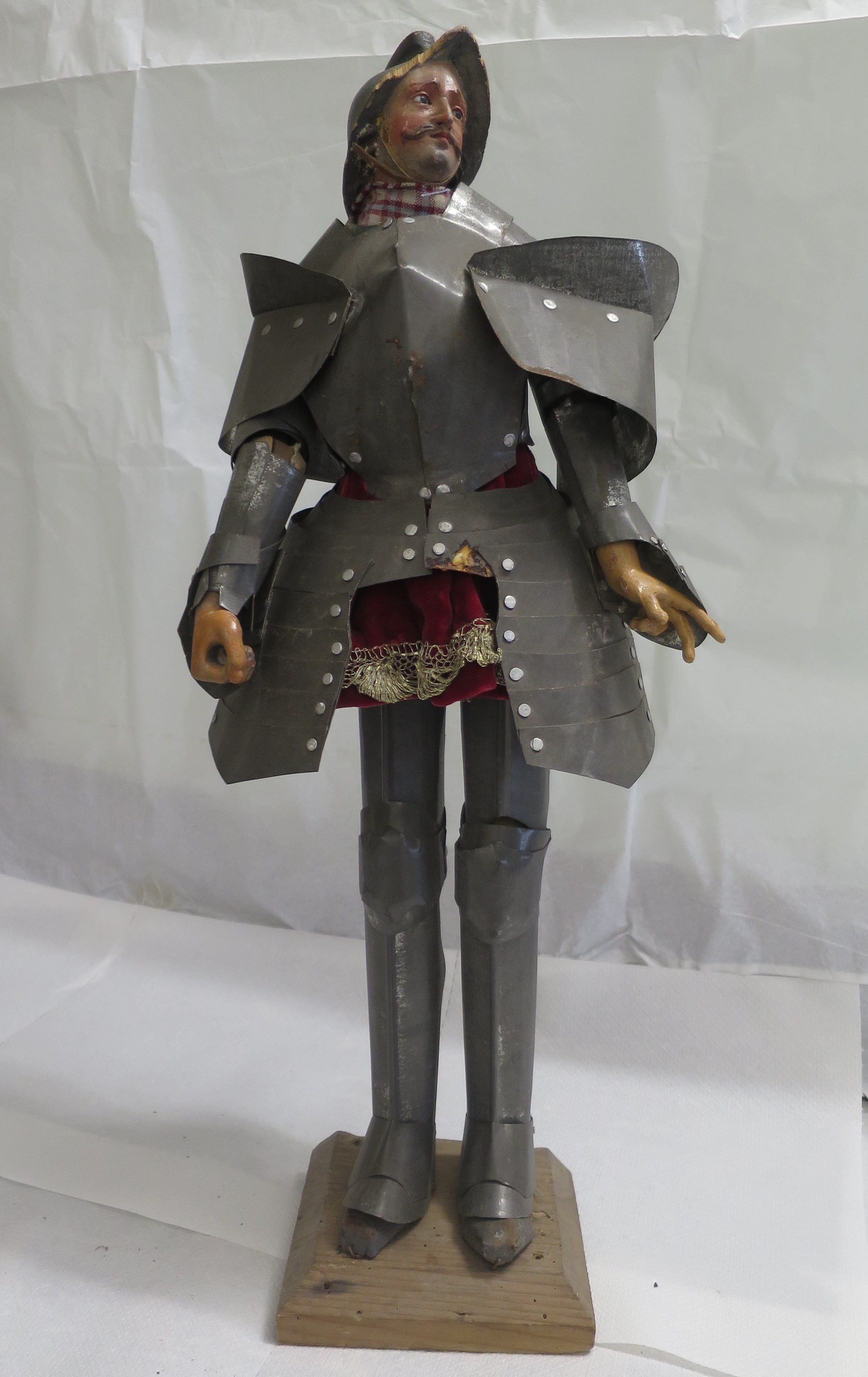 Soldato (statuetta di presepio, elemento d'insieme) - manifattura genovese (XVIII)