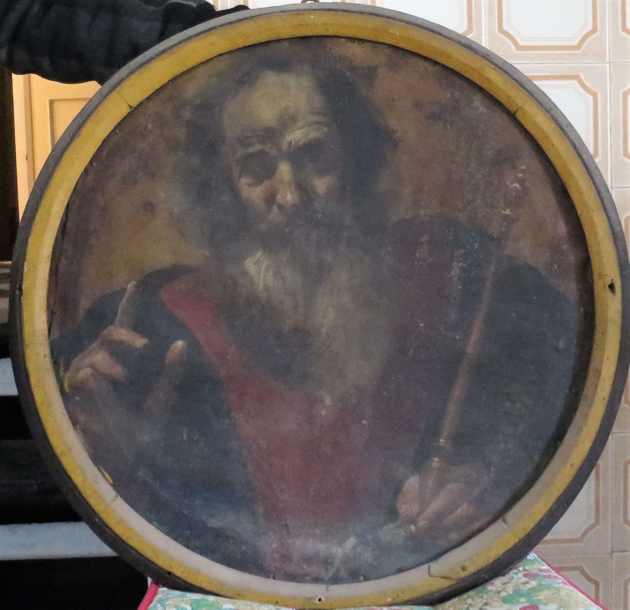 Dio Padre benedicente (dipinto) di Strozzi Bernardo (cerchia) (prima metà XVII)