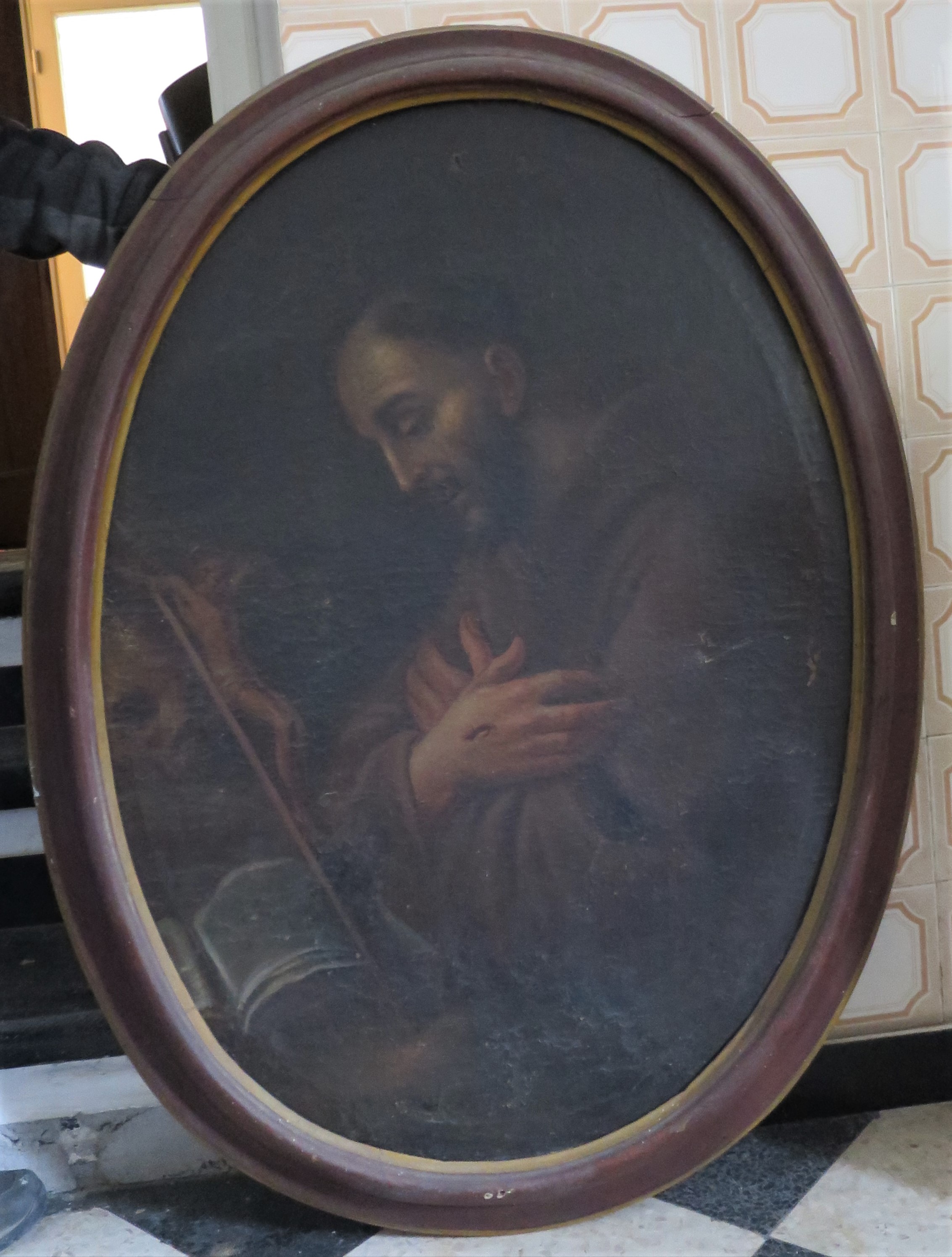 San Francesco d’Assisi in preghiera (dipinto) - ambito ligure (prima metà XVII)