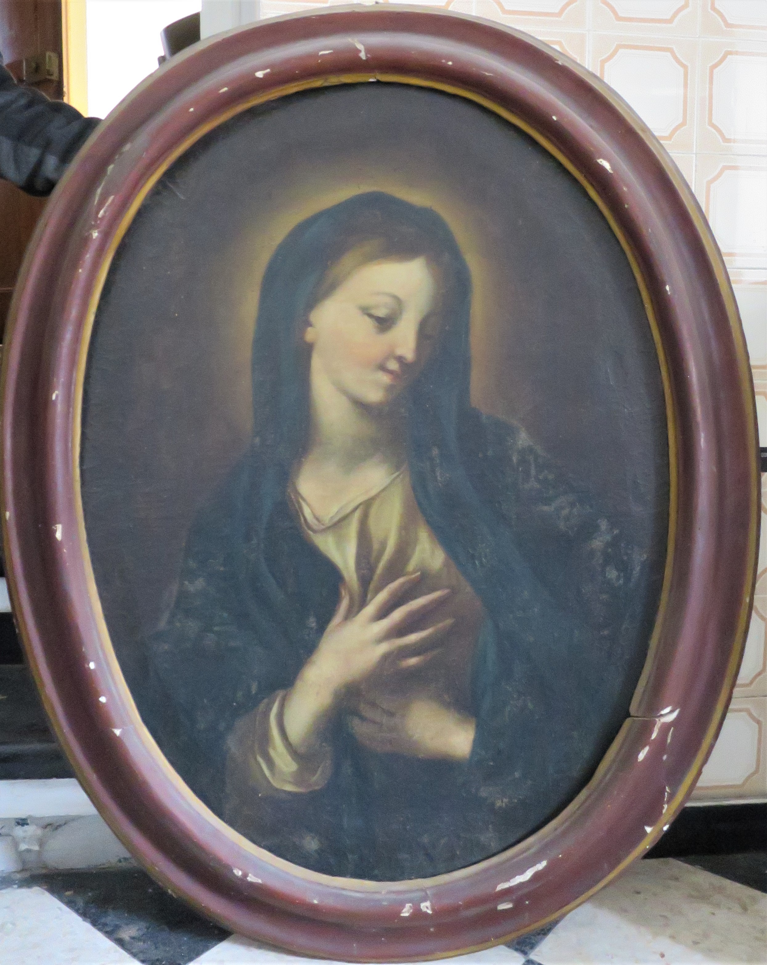 Annunciata (dipinto) di Piola Domenico (seconda metà XVII)