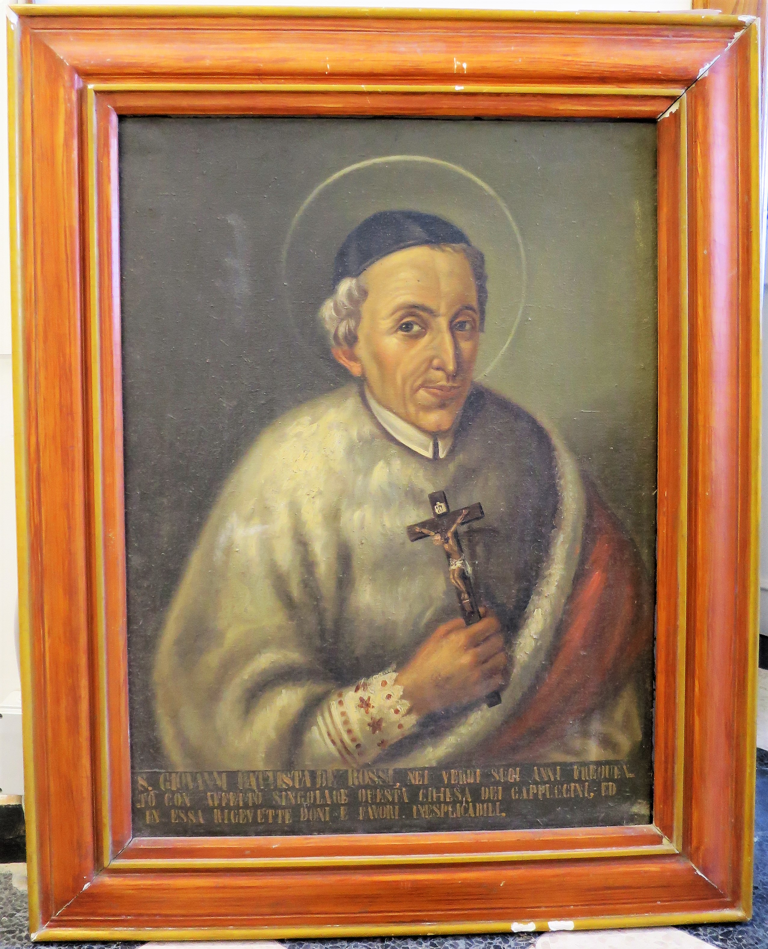 San Giovanni Battista Maria De Rossi (dipinto) di Multedo Oldoino (fine XIX)