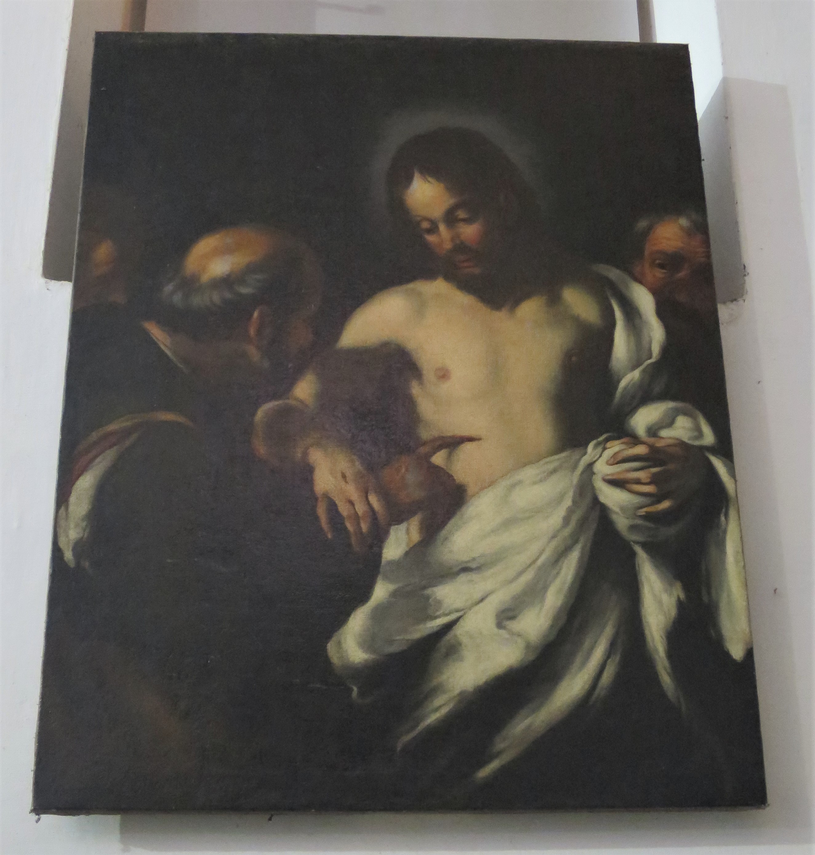 Incredulità di San Tommaso, Incredulità di San Tommaso (dipinto) di Strozzi Bernardo (bottega) (XVII)