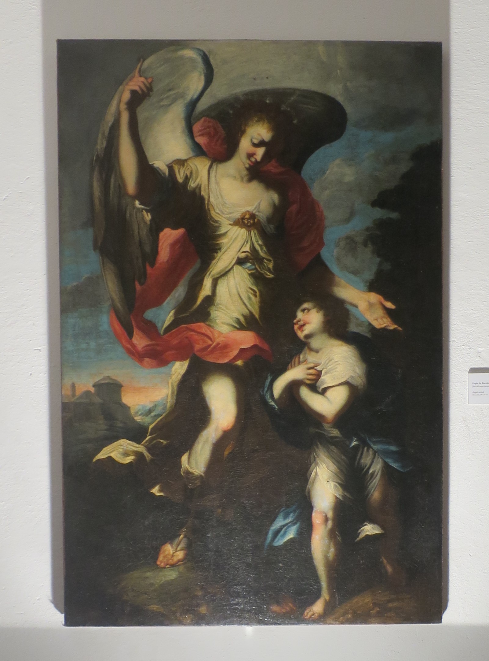 Angelo Custode, Angelo Custode (dipinto) di Biscaino Bartolomeo (maniera) (anni cinquanta XVII)