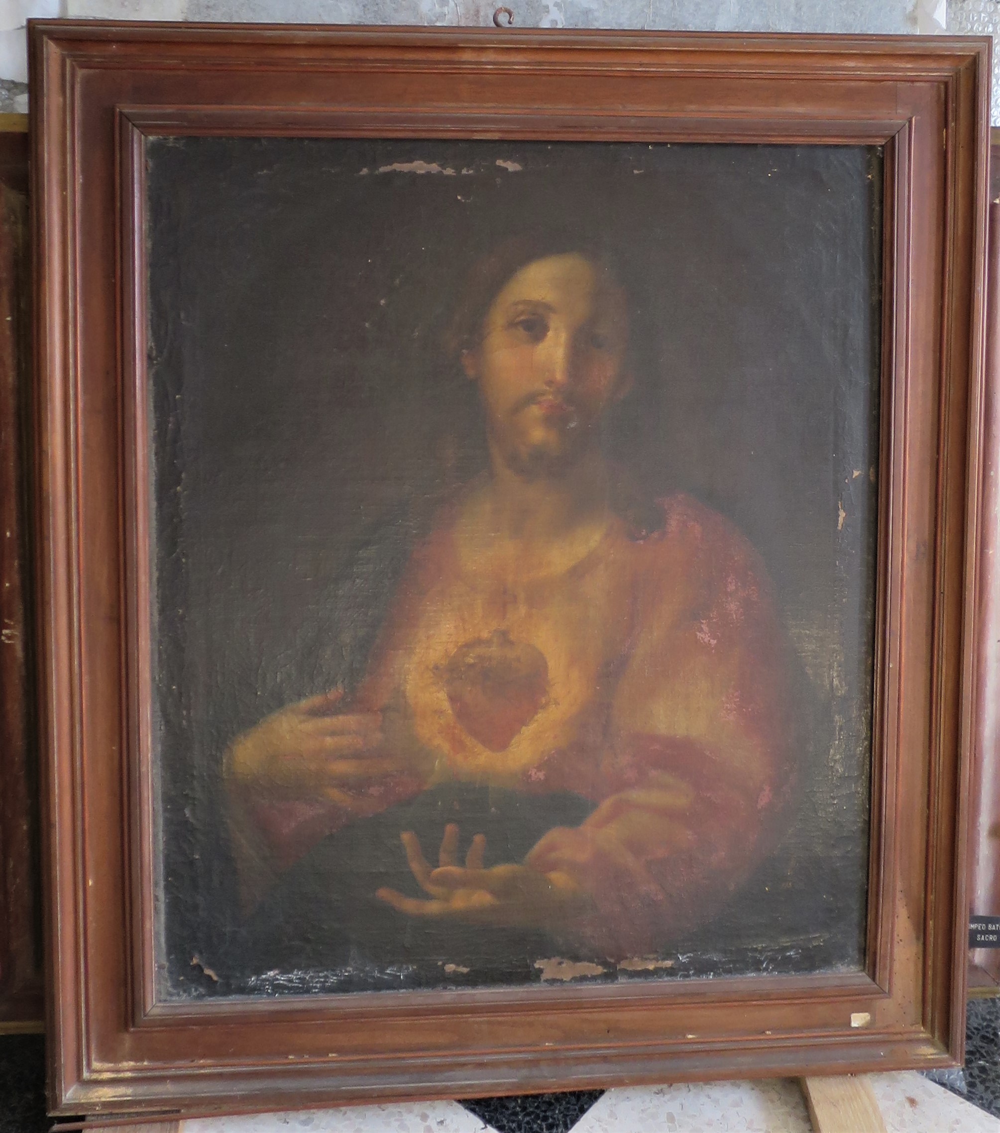 Sacro Cuore di Gesù (dipinto) di Batoni Pompeo Girolamo (terzo quarto XVIII)