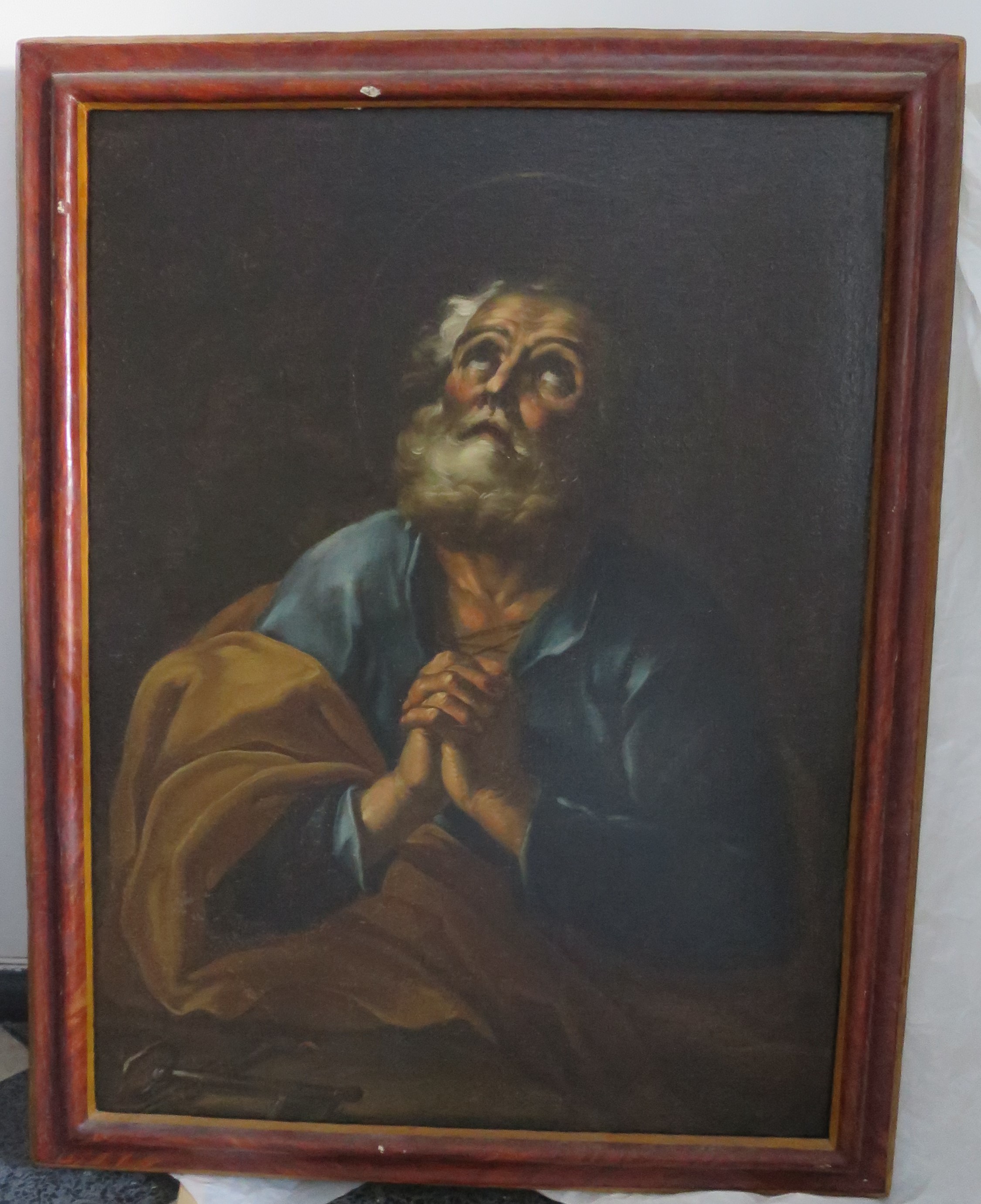 San Pietro orante, San Pietro (dipinto) - ambito ligure (seconda metà XVII)
