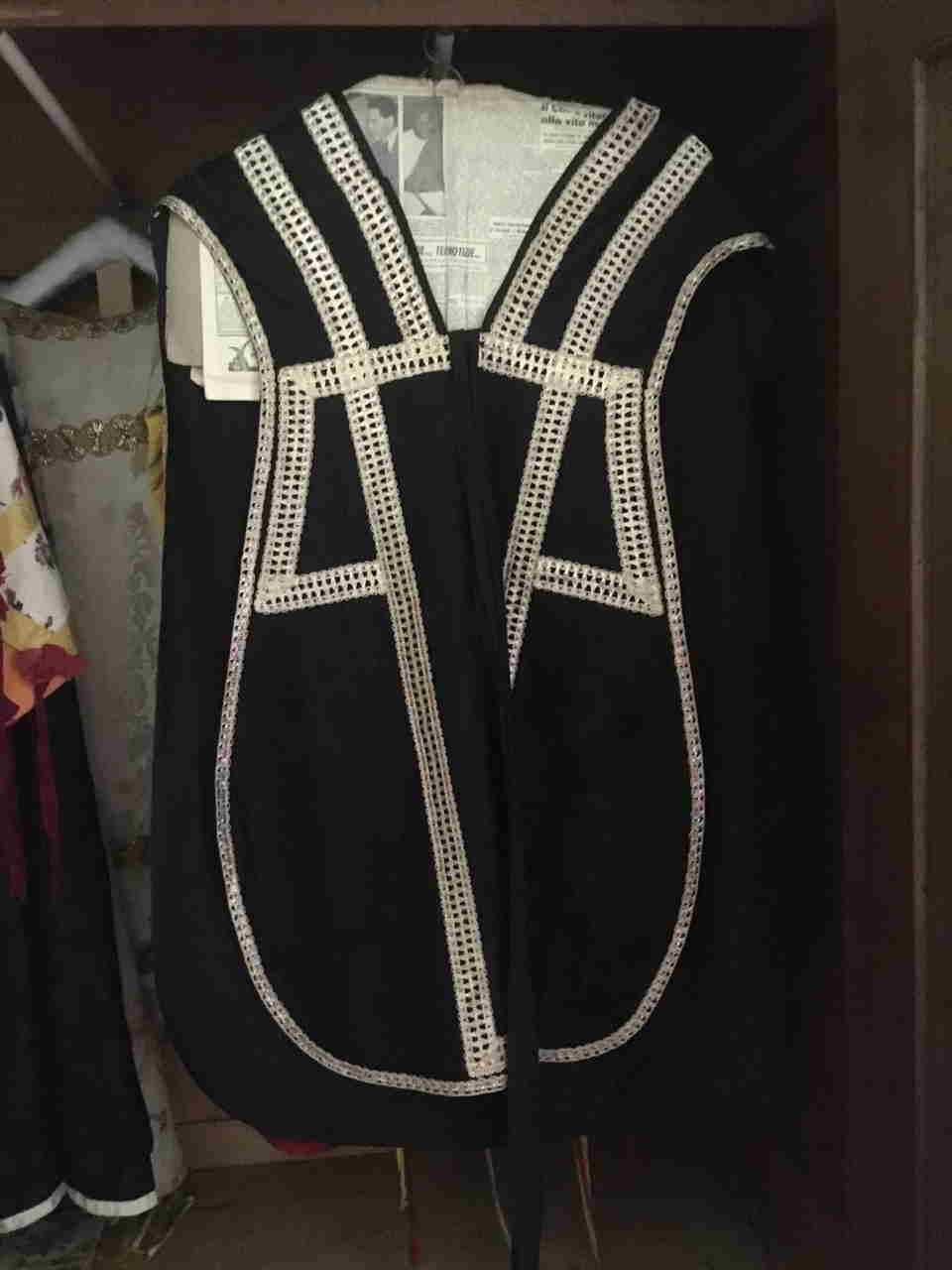 croce (pianeta, elemento d'insieme) - manifattura piemontese (prima metà XX)