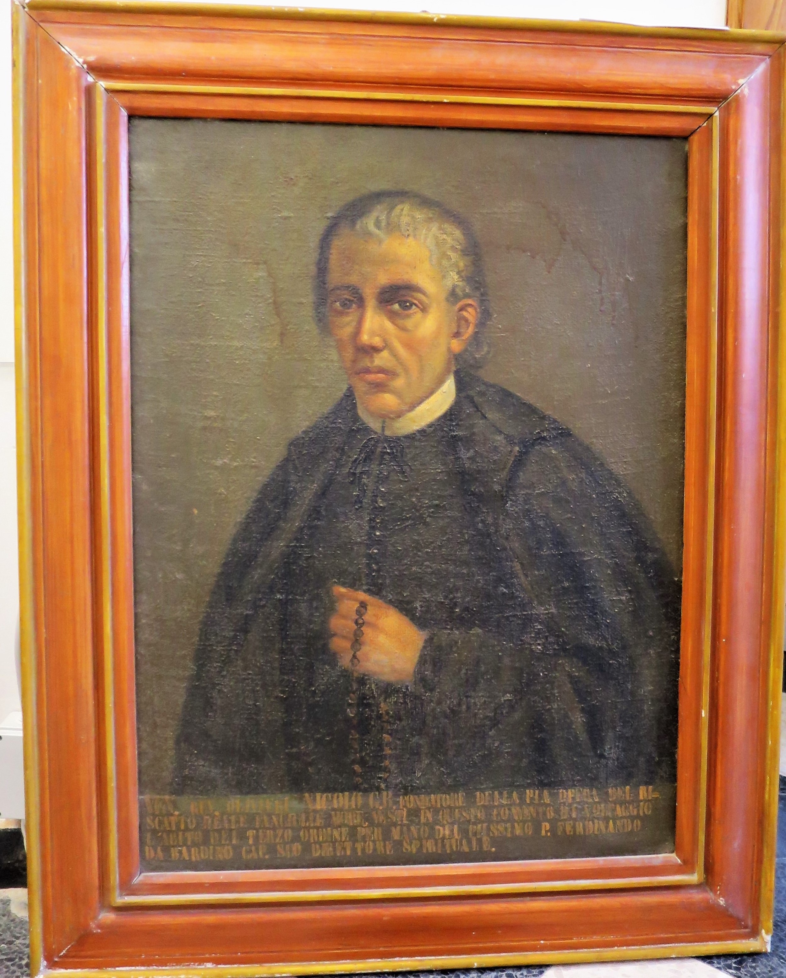 Servo di Dio Niccolò G.B. Olivieri (dipinto) di Multedo Oldoino (fine XIX)