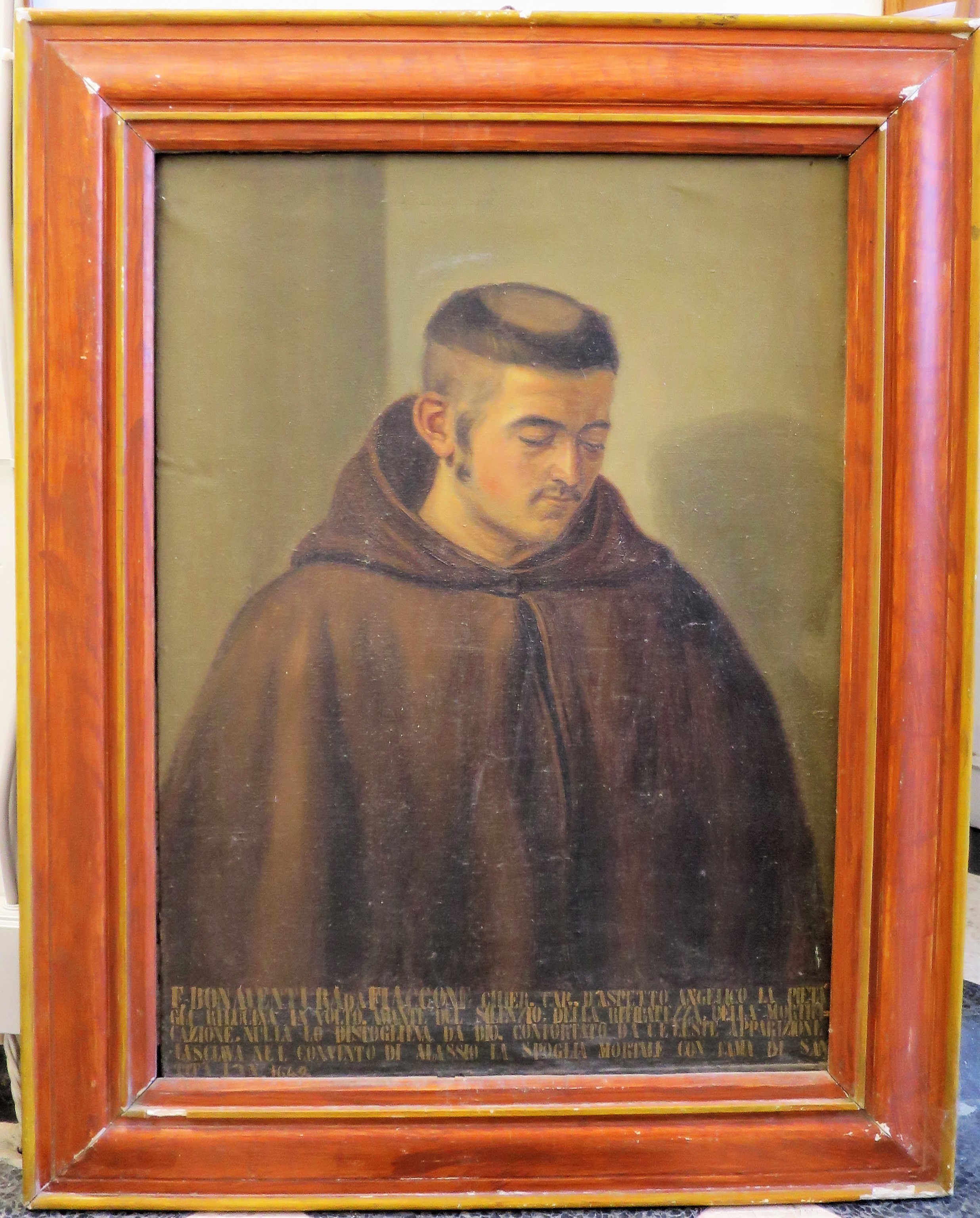 Fra Bonaventura da Fiaccone (dipinto) di Multedo Oldoino (fine XIX)