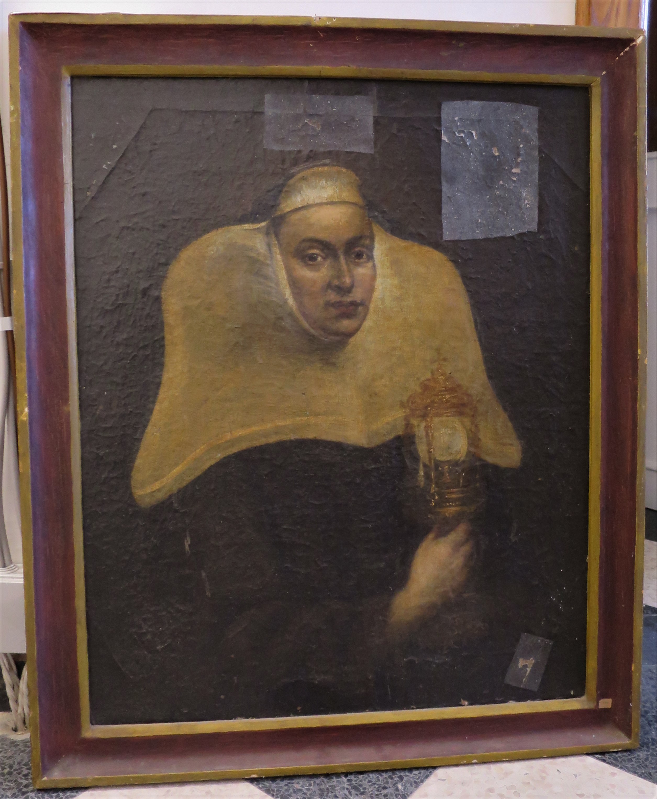 Santa Chiara (dipinto) - ambito lombardo (primo quarto XVIII)