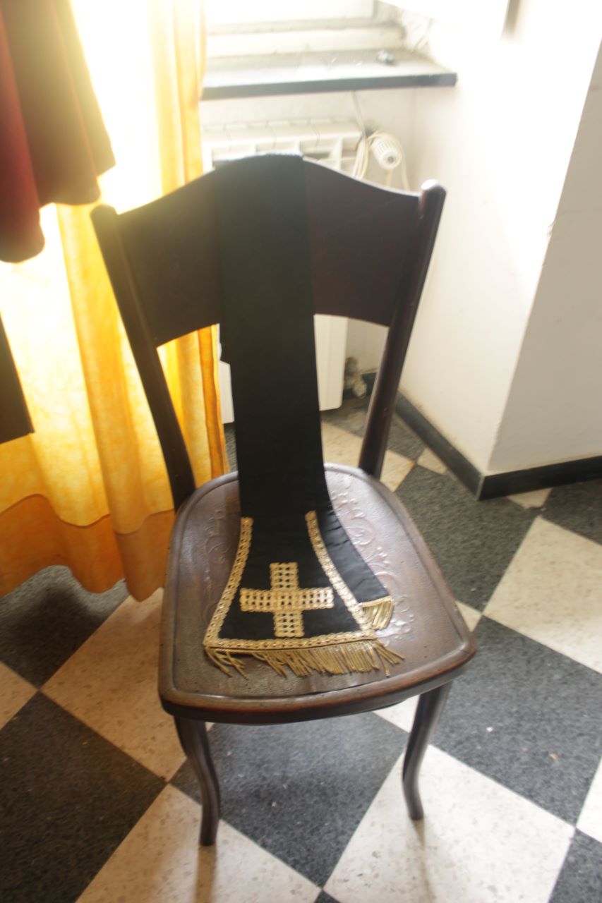 croci (stola, elemento d'insieme) - manifattura piemontese (prima metà XX)