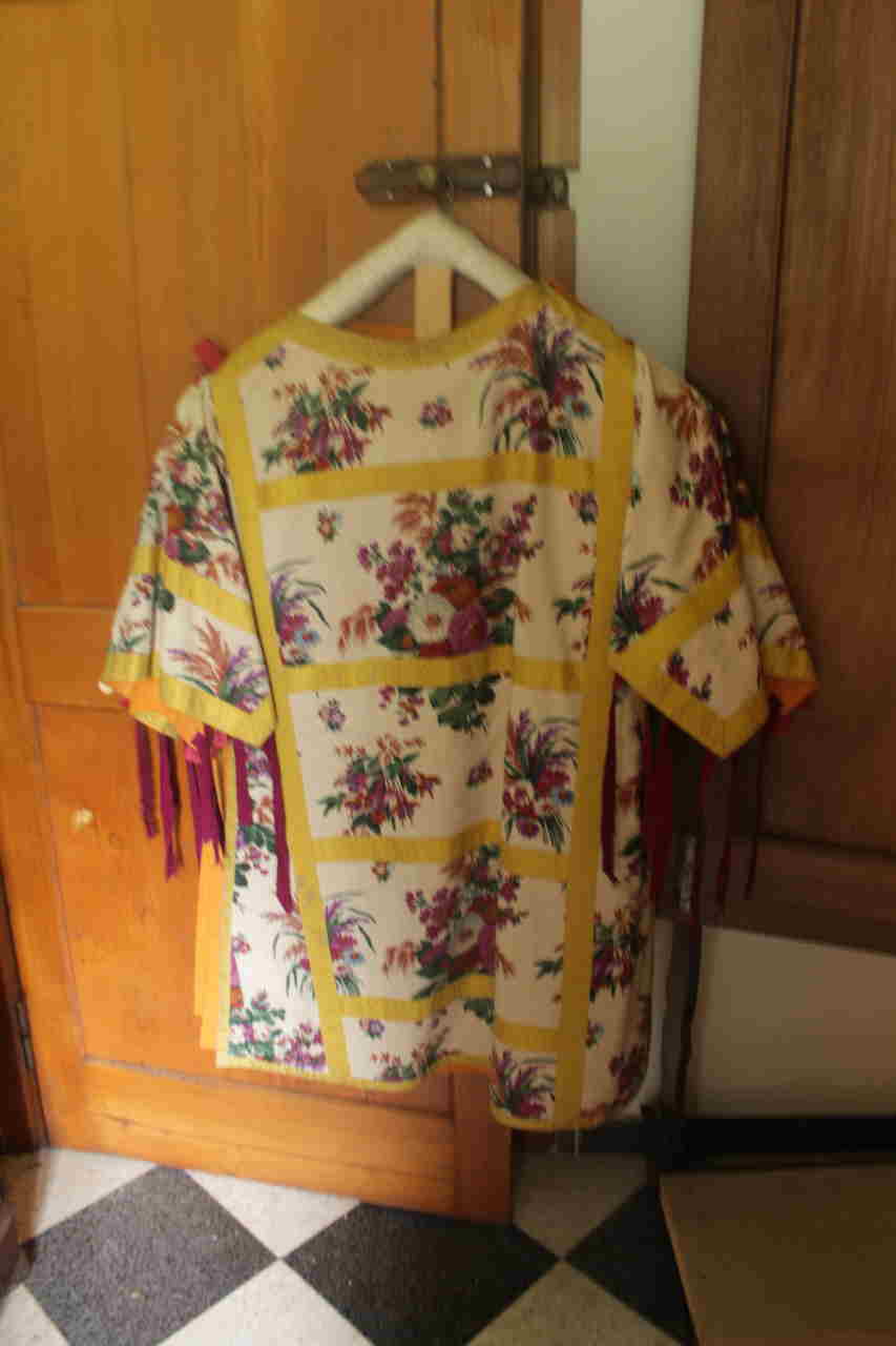 motivi decorativi floreali (dalmatica) - manifattura piemontese (prima metà XX)