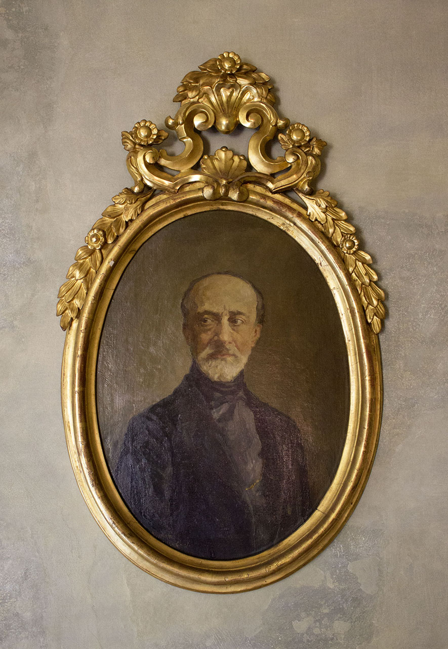 ritratto di Giuseppe Mazzini (dipinto, opera isolata) di Avveduti, Giulio (XX)