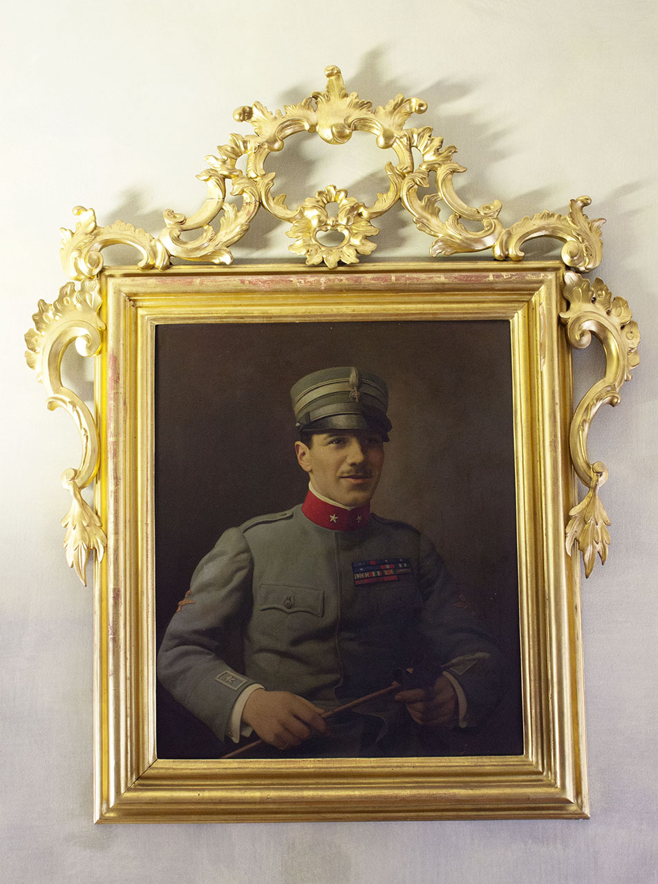 ritratto di Francesco Baracca (dipinto, opera isolata) - ambito Italia centro-settentrionale (primo quarto XX)