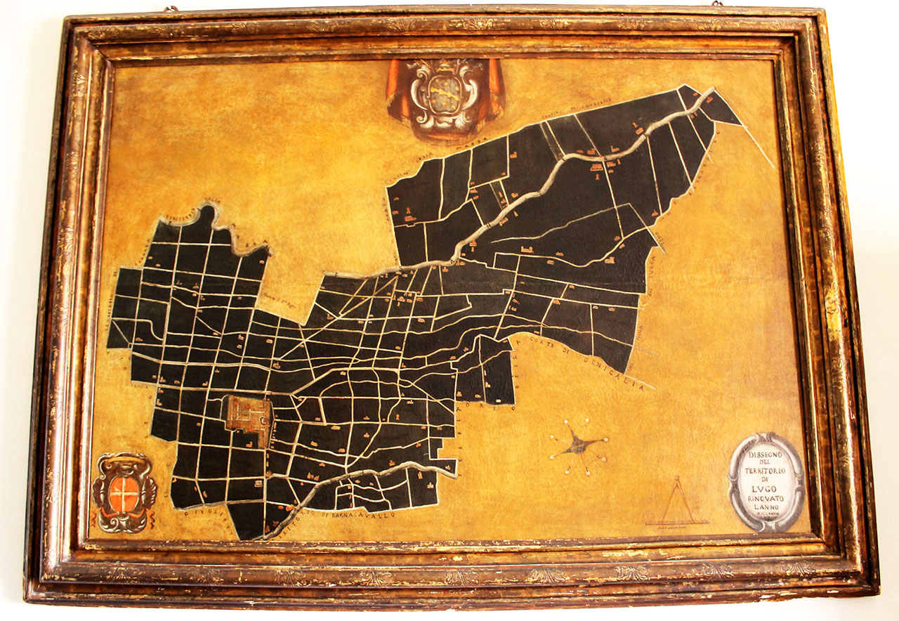 mappa di Lugo (dipinto, opera isolata) - ambito locale (XVII)