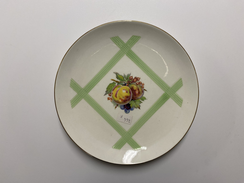 motivi decorativi vegetali, motivi decorativi geometrici, motivi decorativi a intreccio (piatto piano, opera isolata) - ambito friulano (seconda metà XX)