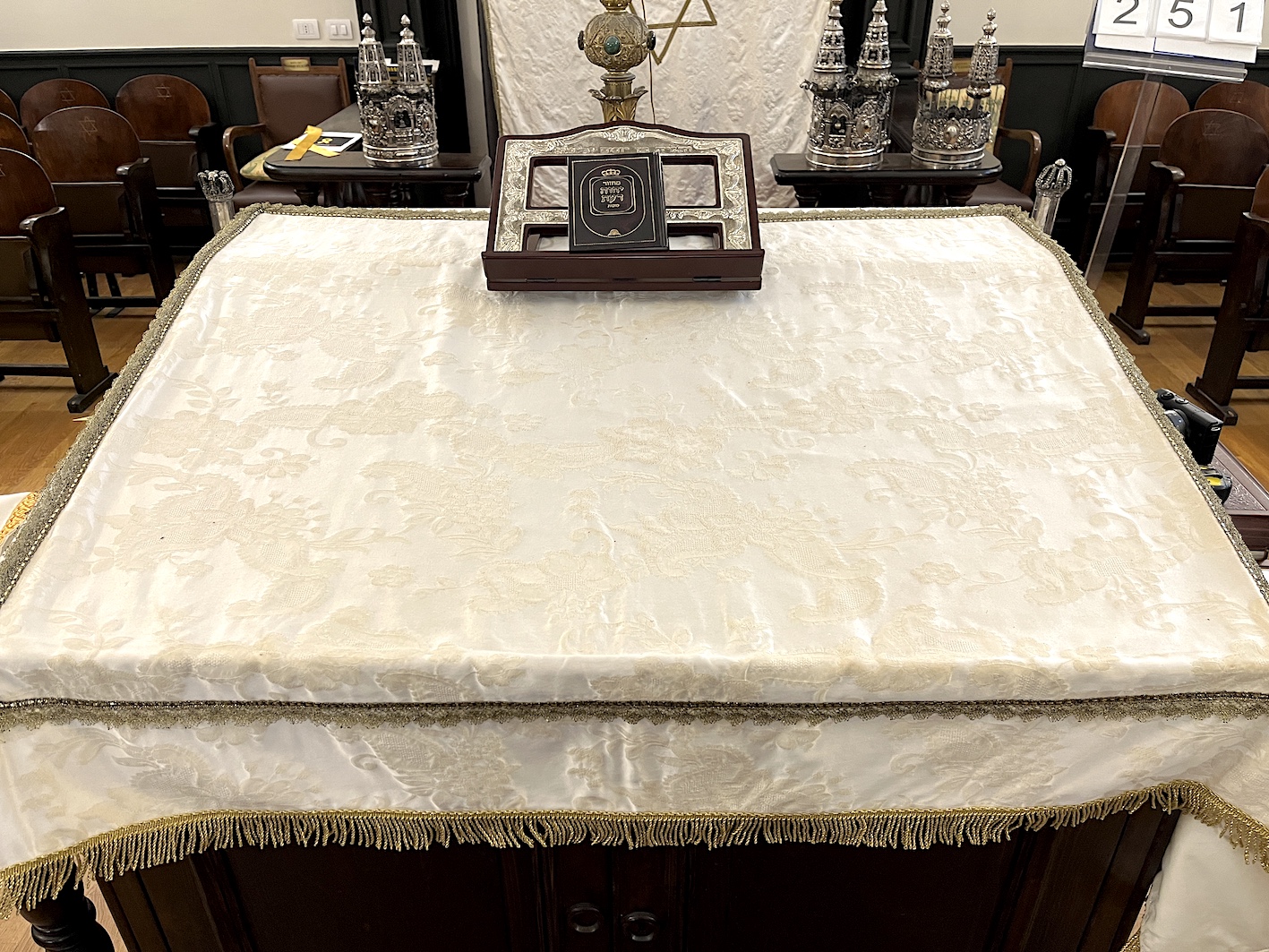 copritevà - manifattura italiana, ambito campano, Ambito ebraico (primo quarto XXI secolo)