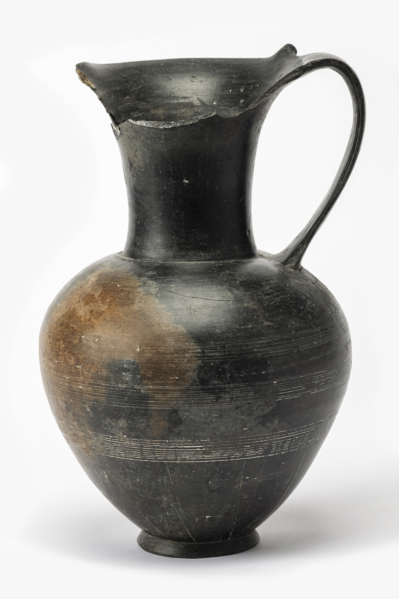 oinochoe, Rasmussen tipo 3a (Età del ferro)