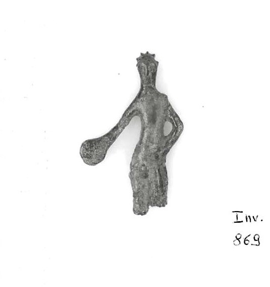 bronzetto/ votivo (SECOLI/ I a.C)