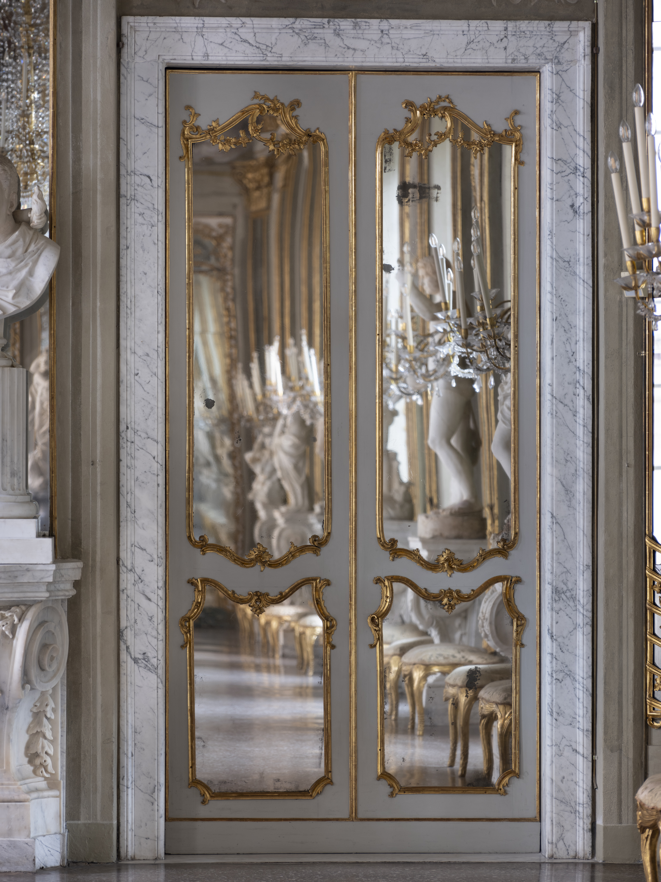 porta - a due battenti, coppia - ambito ligure (metà XVIII)