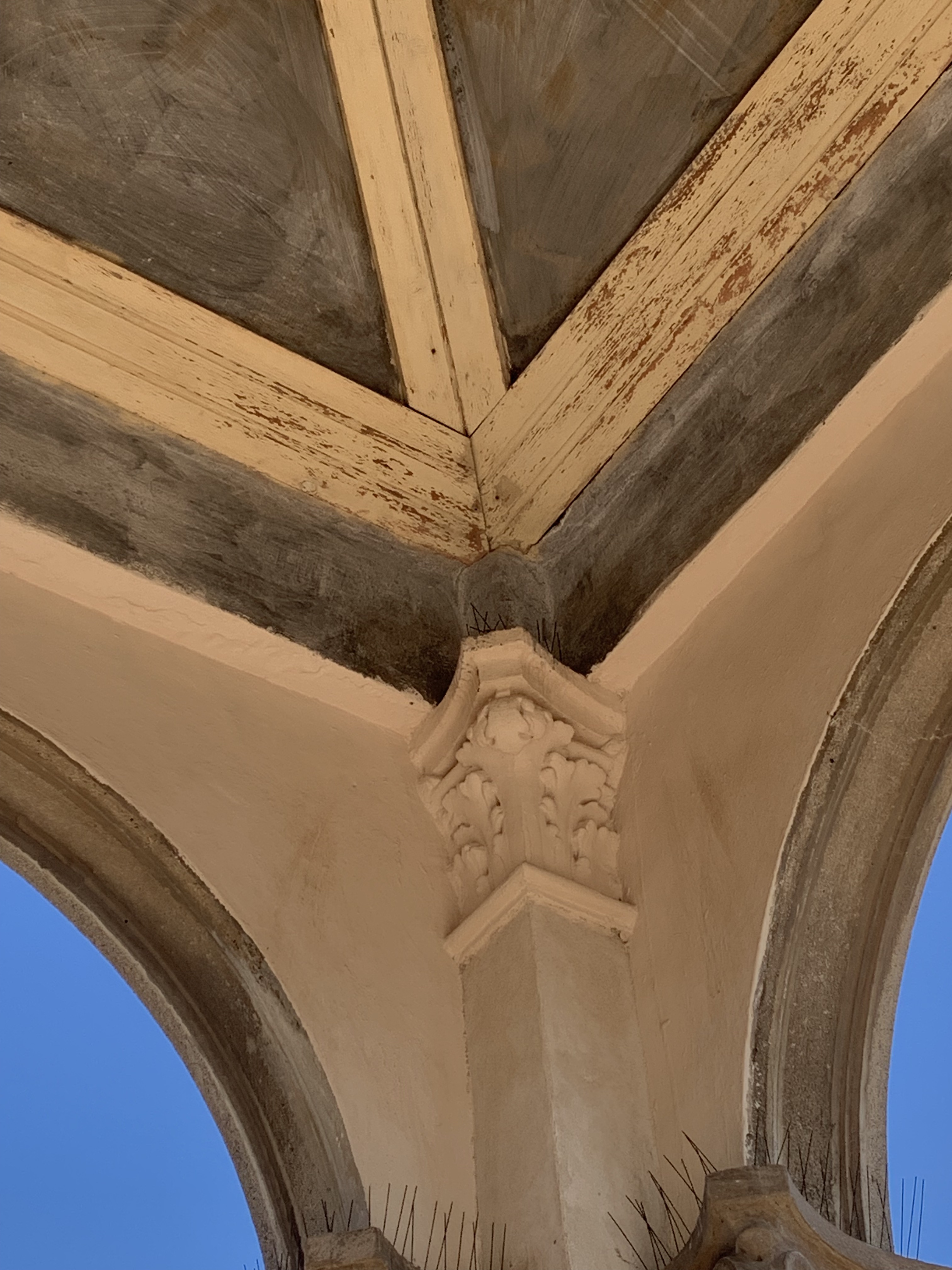 capitello - angolare, torretta belvedere, serie - ambito italiano (anni dieci XX)