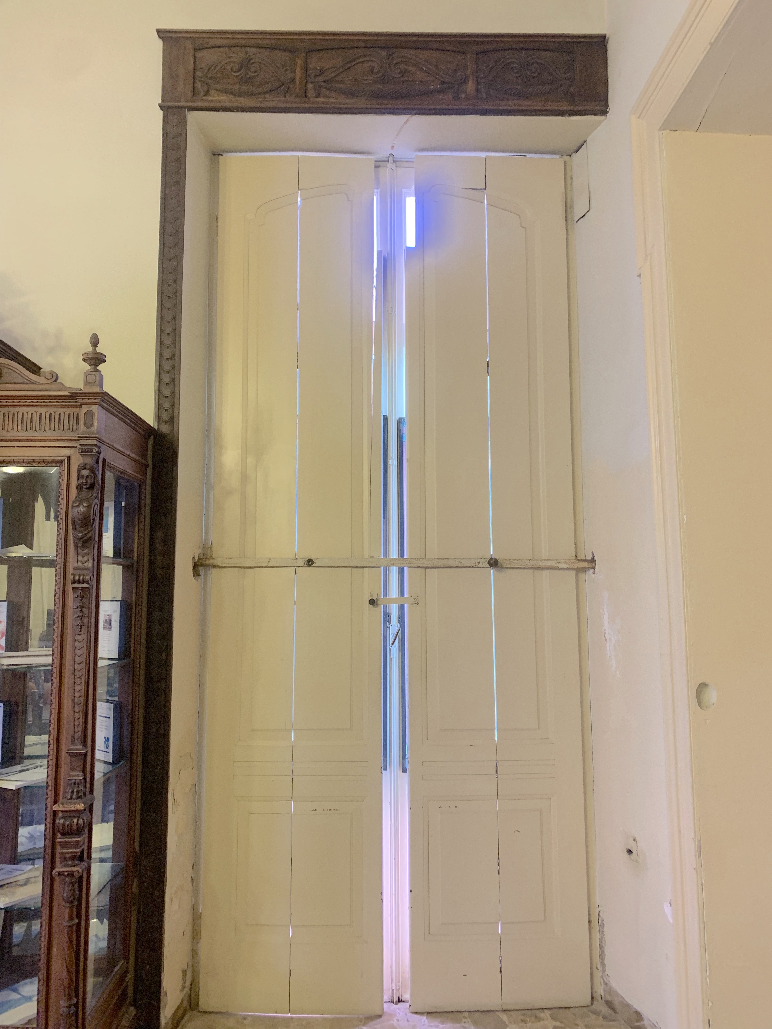 anta di porta finestra - ad oscuro, elemento di serie - ambito sardo (anni dieci XX)