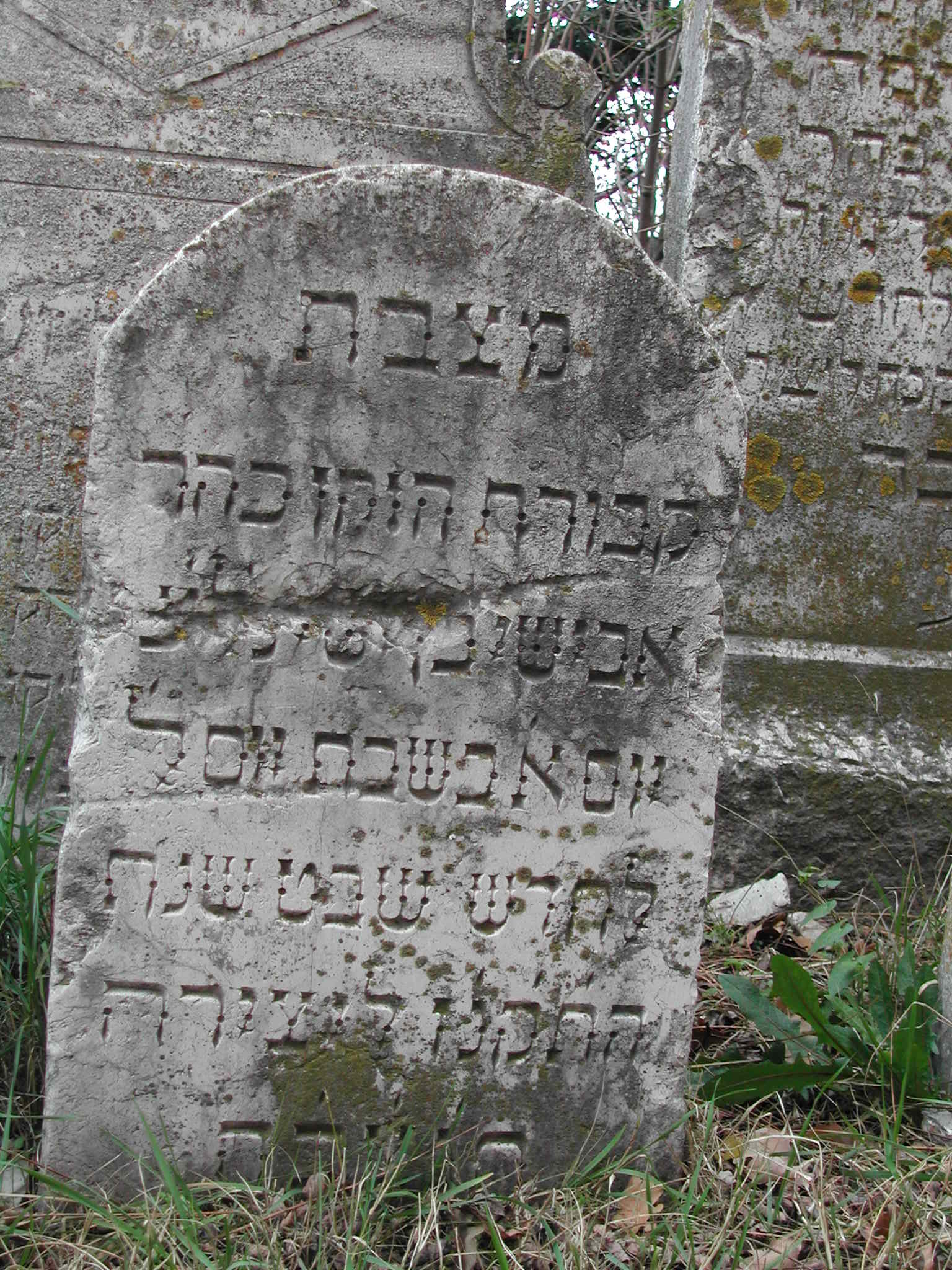 monumento funebre - a edicola centinata - ambito ebraico (fine XVIII)