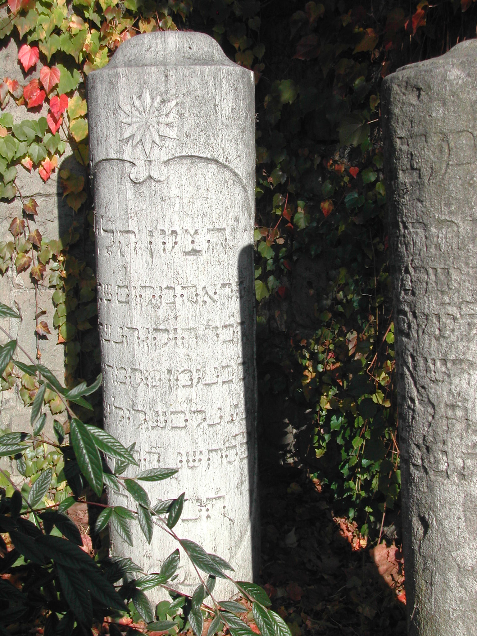 monumento funebre - a cippo - ambito ebraico (fine XVIII)