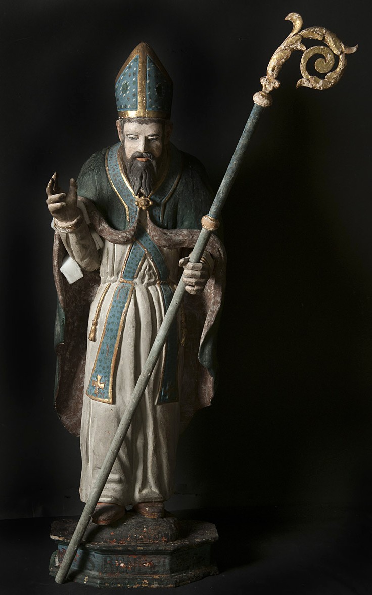 San Benedetto (statua, opera isolata) - bottega umbra (fine/ inizio secc. XVI/ XVII)