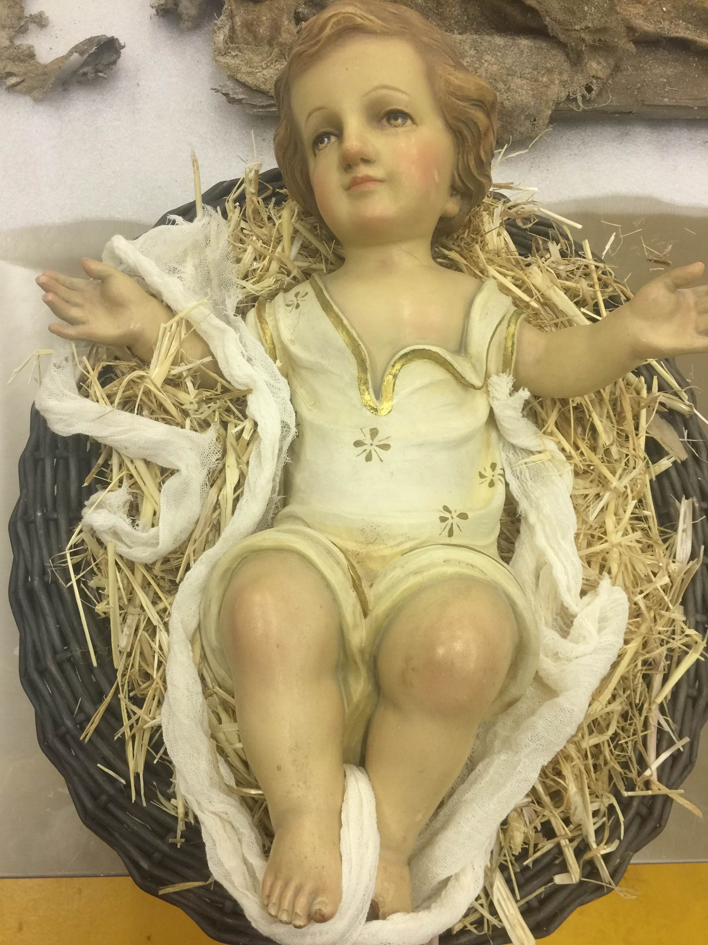 Gesù Bambino (scultura, opera isolata) - ambito Italia centrale (prima metà sec. XX)