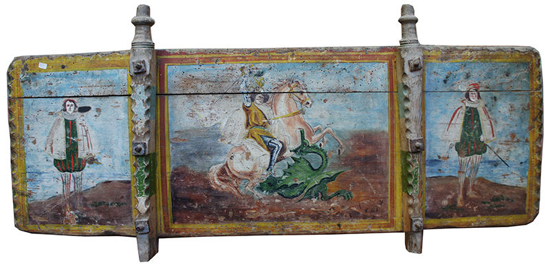 Spurtieddu (Carretto/ portello posteriore, Tipo catanese o ibleo, MEZZI DI TRASPORTO/ A FORZA ANIMALE) - Produzione artigianale della Sicilia orientale