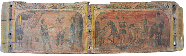 Masciddaru (Carretto/ sponda laterale, Tipo catanese o ibleo, MEZZI DI TRASPORTO/ A FORZA ANIMALE) di ND (bottega) - Produzione artigianale della Sicilia orientale