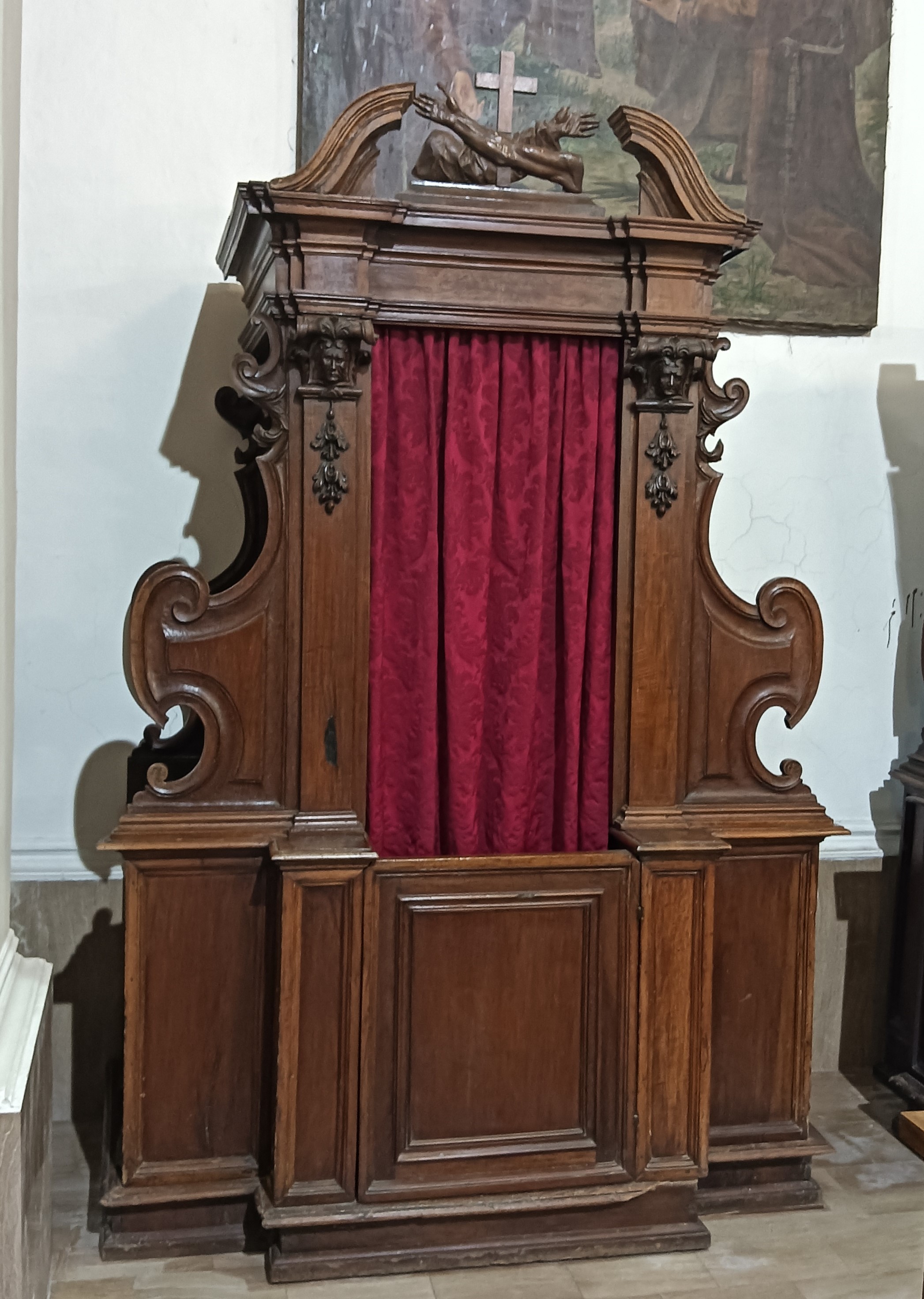 confessionale - ambito Italia centrale (XVII)