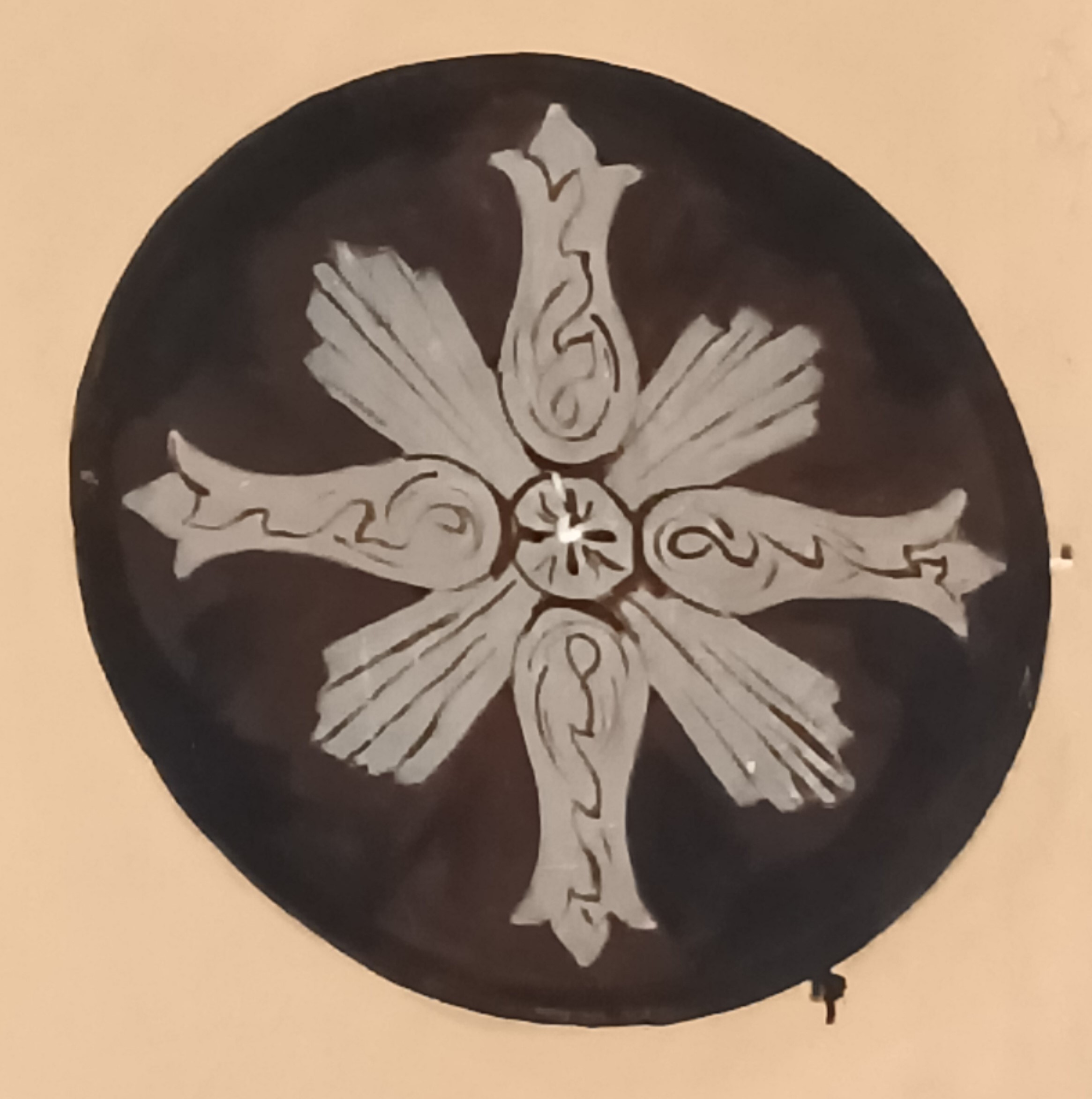 croce di consacrazione (dipinto) - ambito Italia centrale (seconda metà XVII)