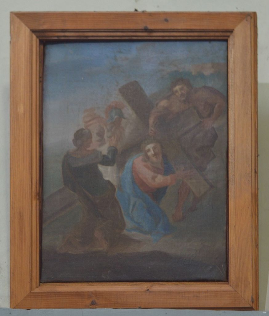 Gesù asciugato dalla Veronica (dipinto, serie) - ambito Italia centrale (inizio XVIII)