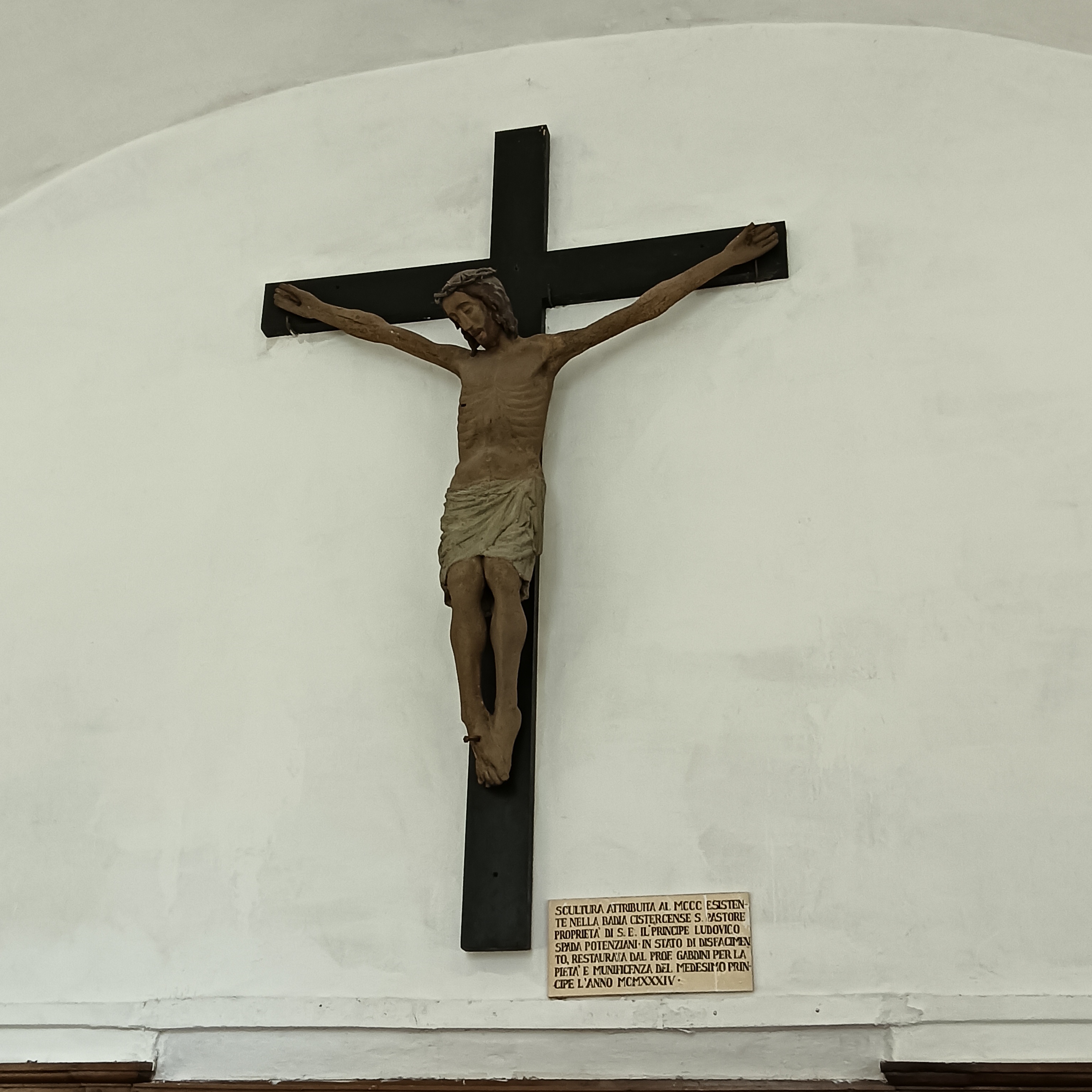 Cristo crocifisso (scultura) - ambito Italia centrale (XIV)