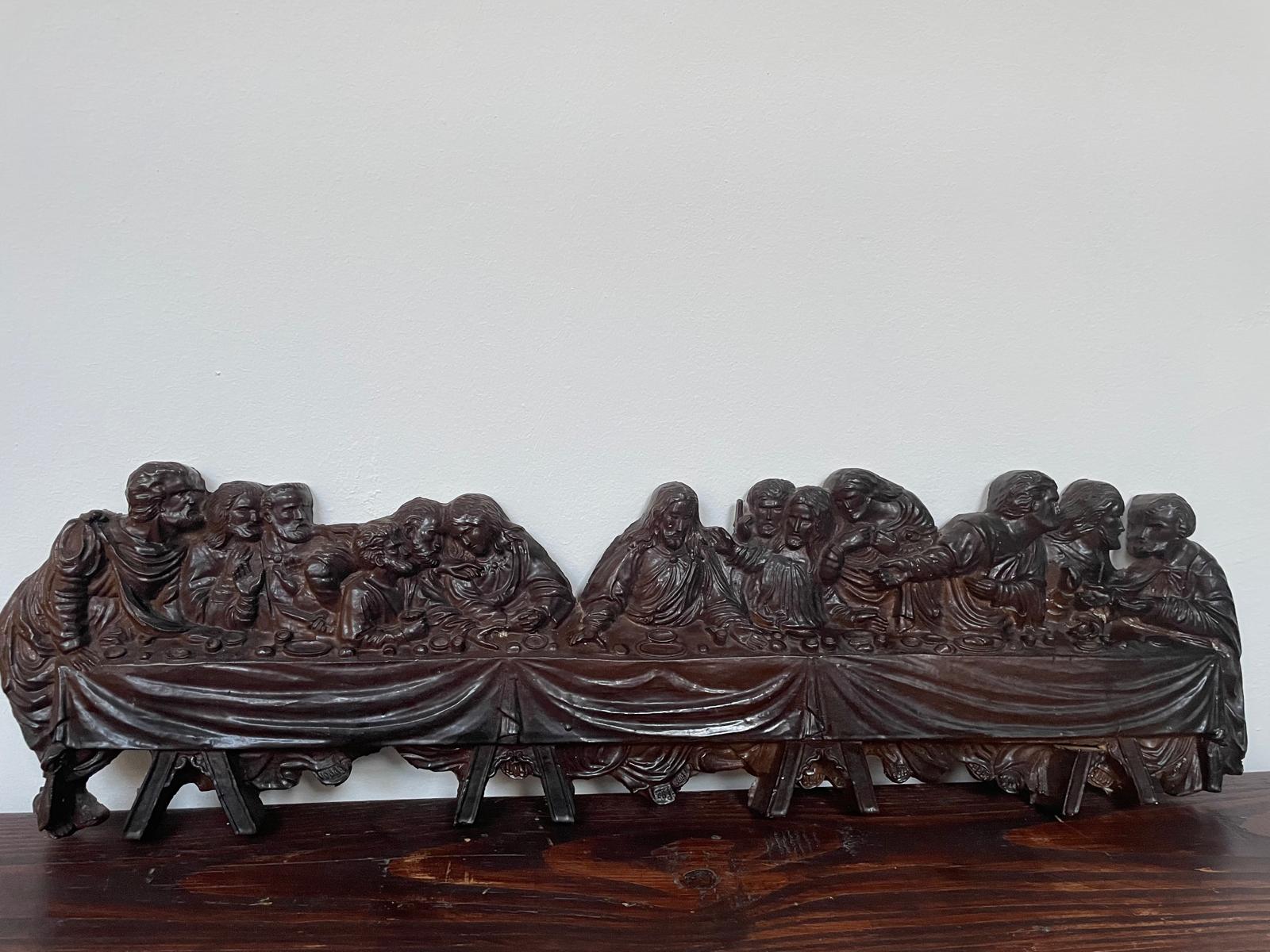 Ultima cena (rilievo) - ambito Italia centrale (XVIII)